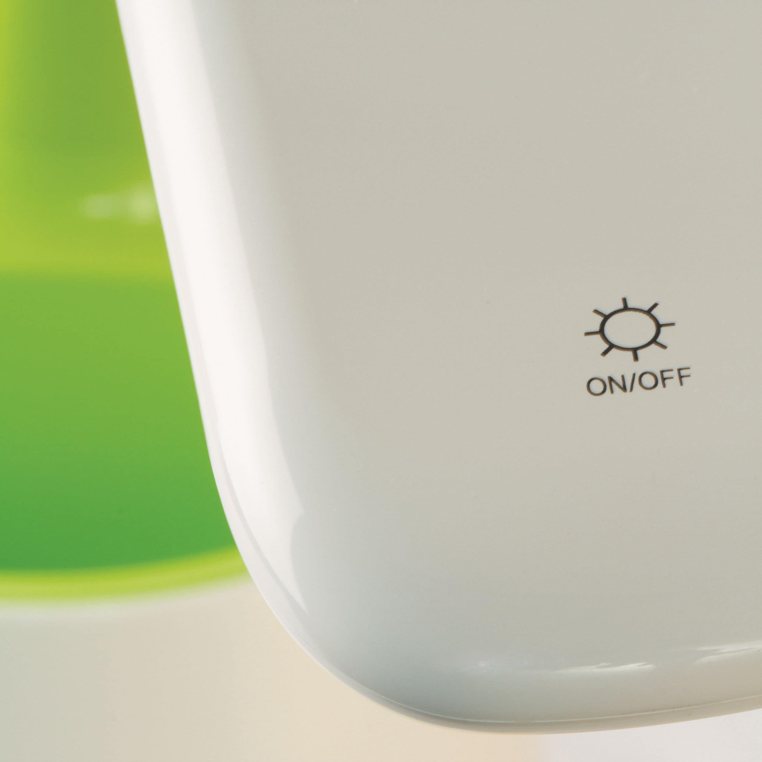 OttLite Wellness Series 23&#x22; White &#x26; Green Organize LED Desk Lamp
