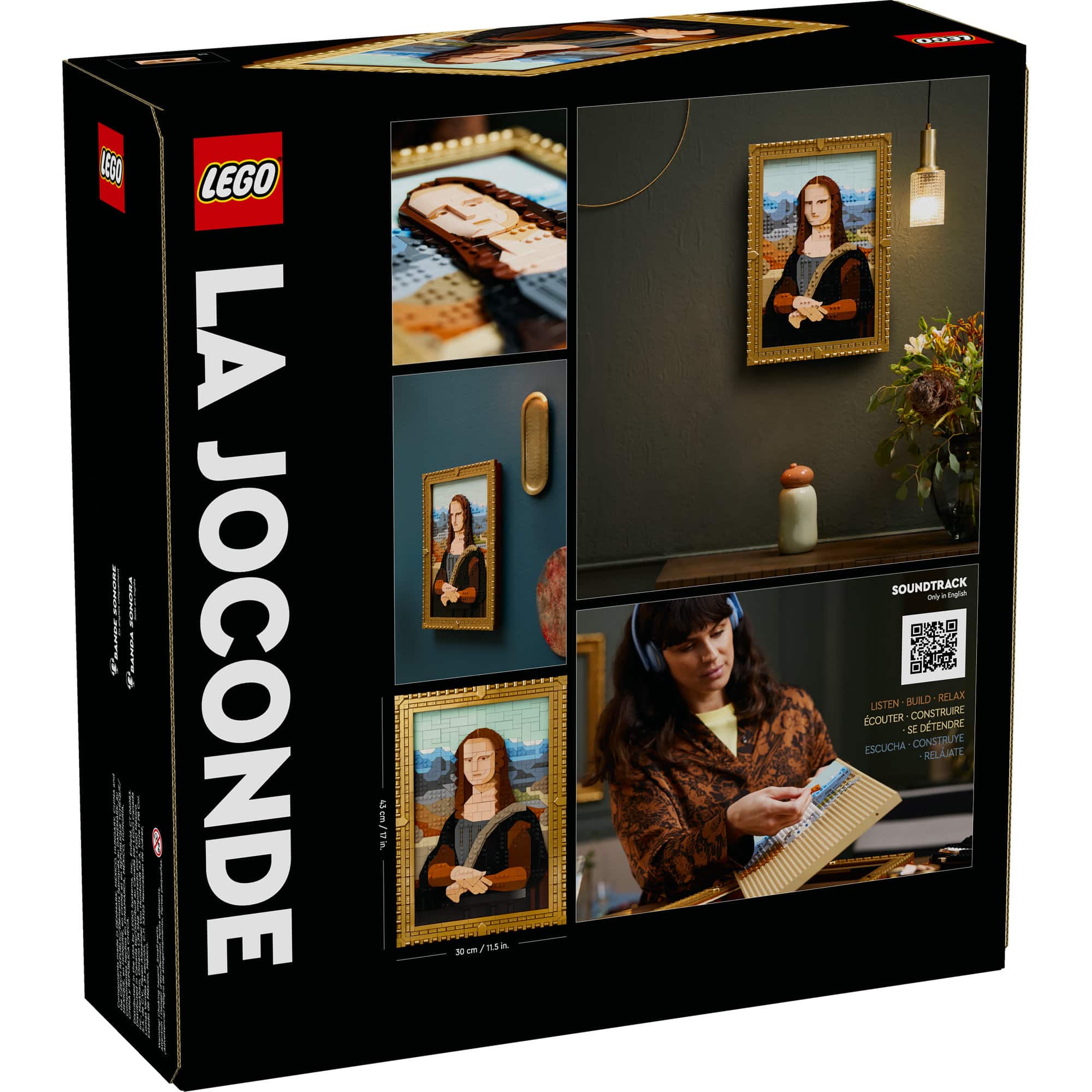LEGO&#xAE; Art Mona Lisa Painting Building Set for Adults 31213
