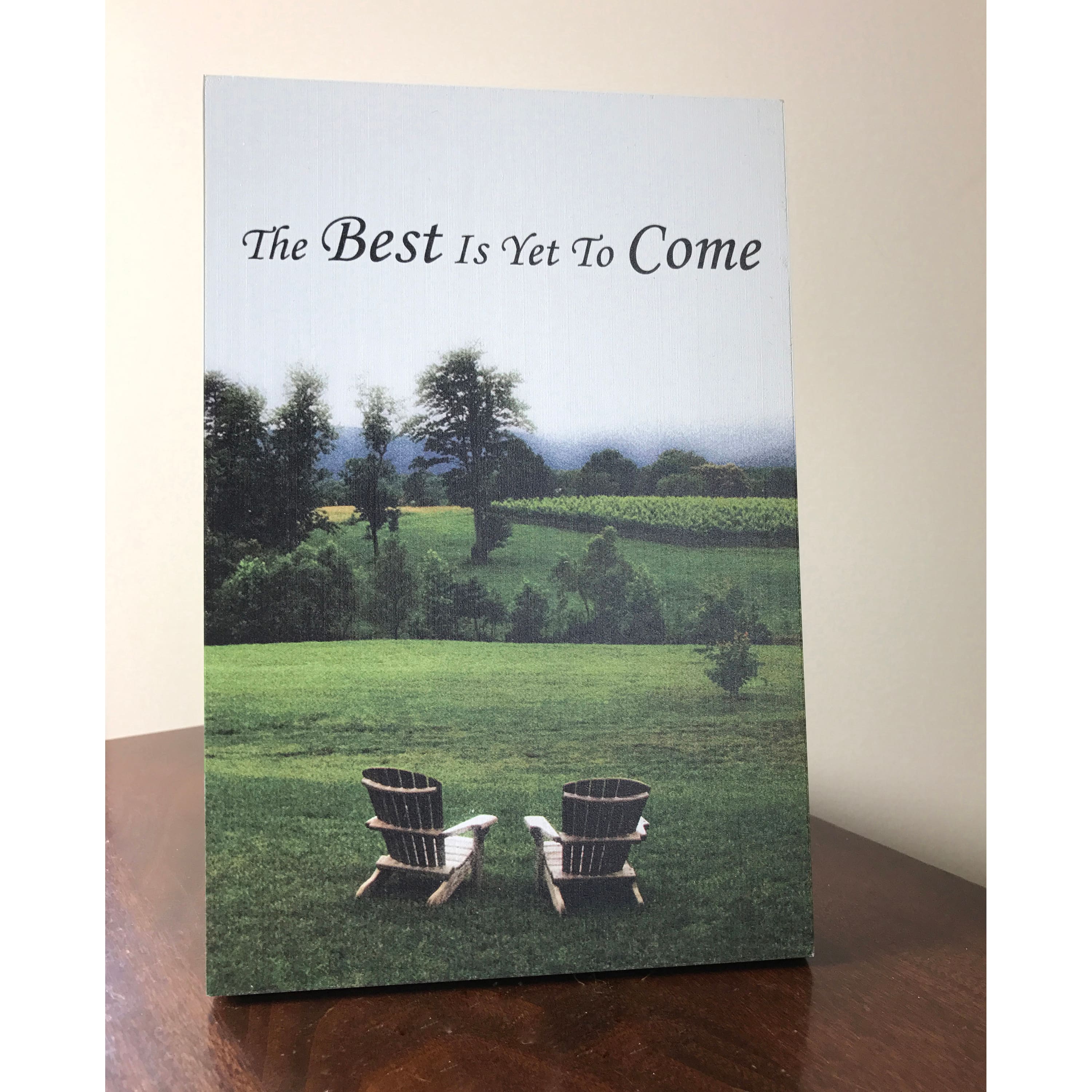 Lela &#x26; Ollie The Best is Yet To Come Plaque with Easel