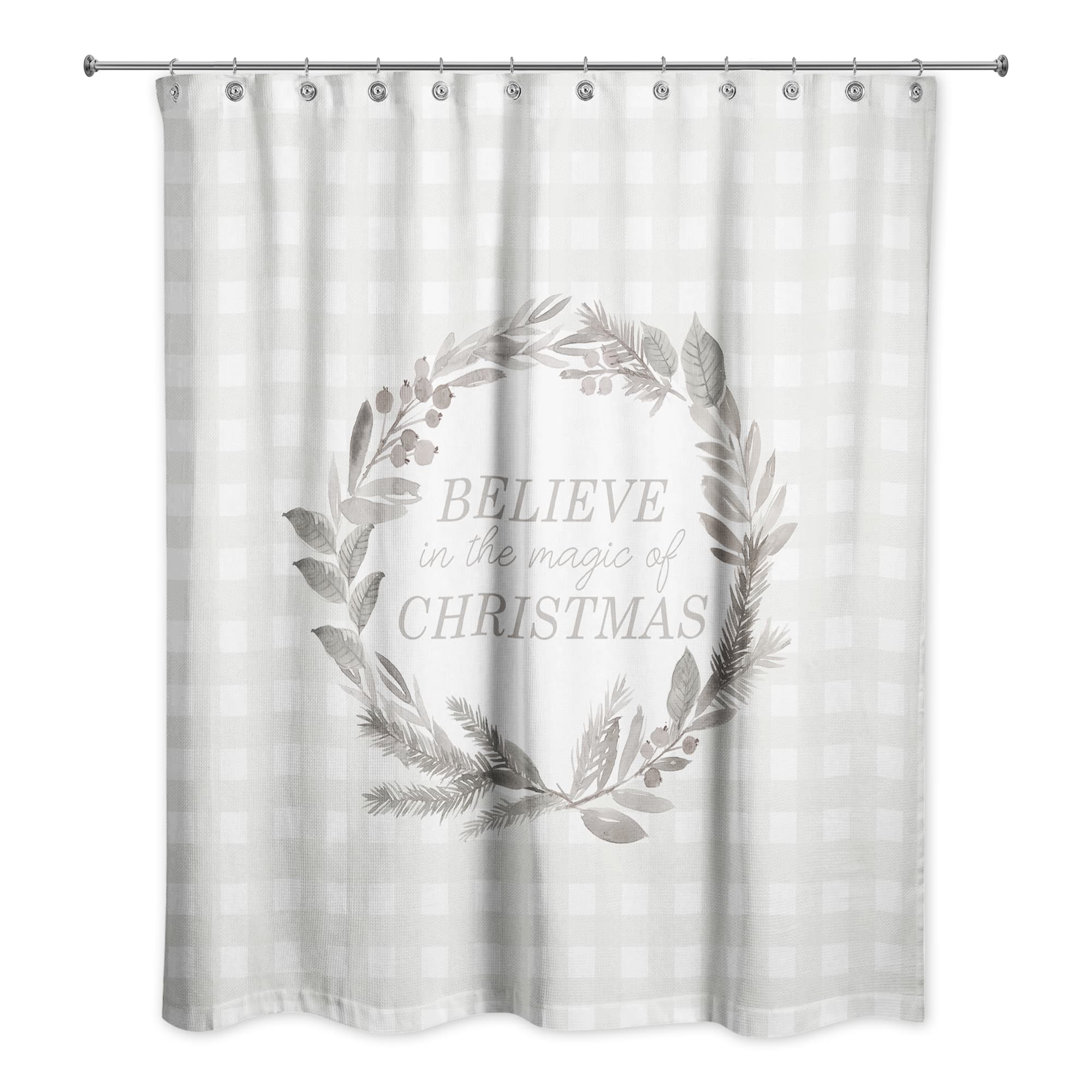 Believe in the Magic of Christmas Shower Curtain