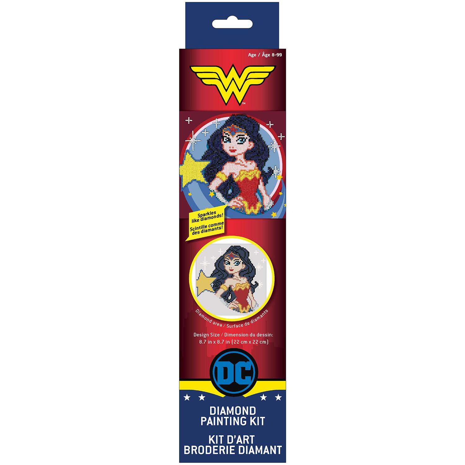 Camelot Dotz Young DC Wonder Woman Diamond Painting Kit