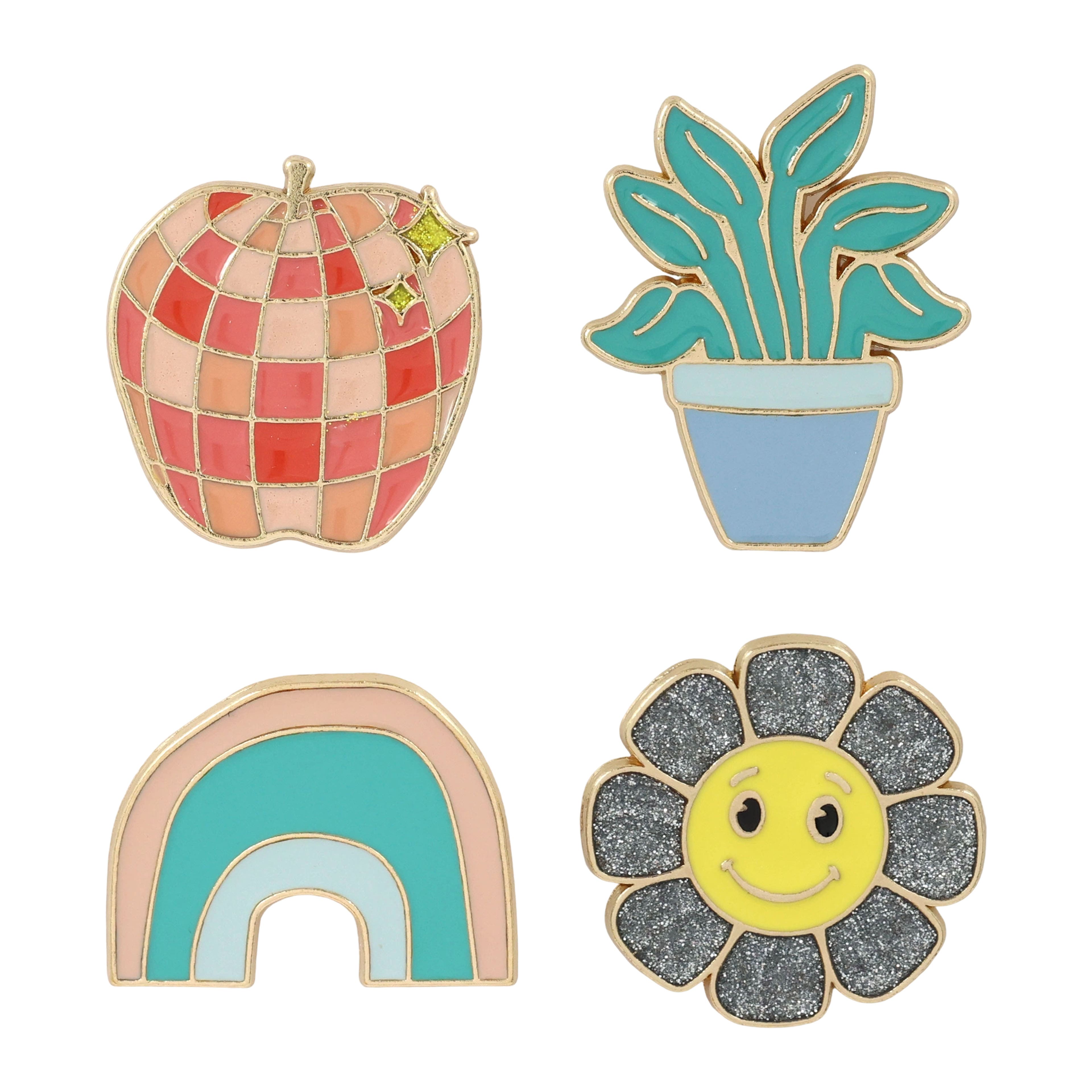 Apple Metal Pin Set by B2C™