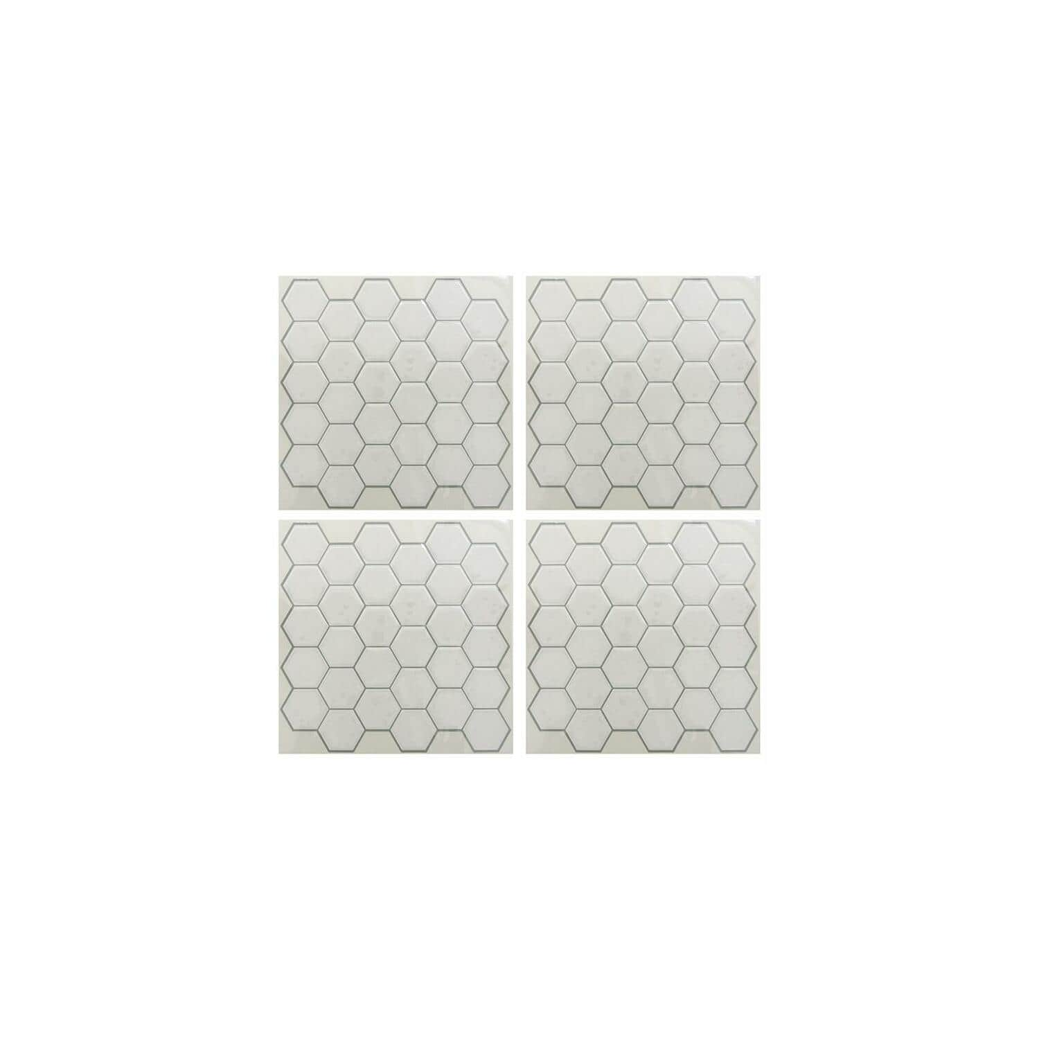 RoomMates Pearl Hexagon Backsplash StickTiles&#xAE;