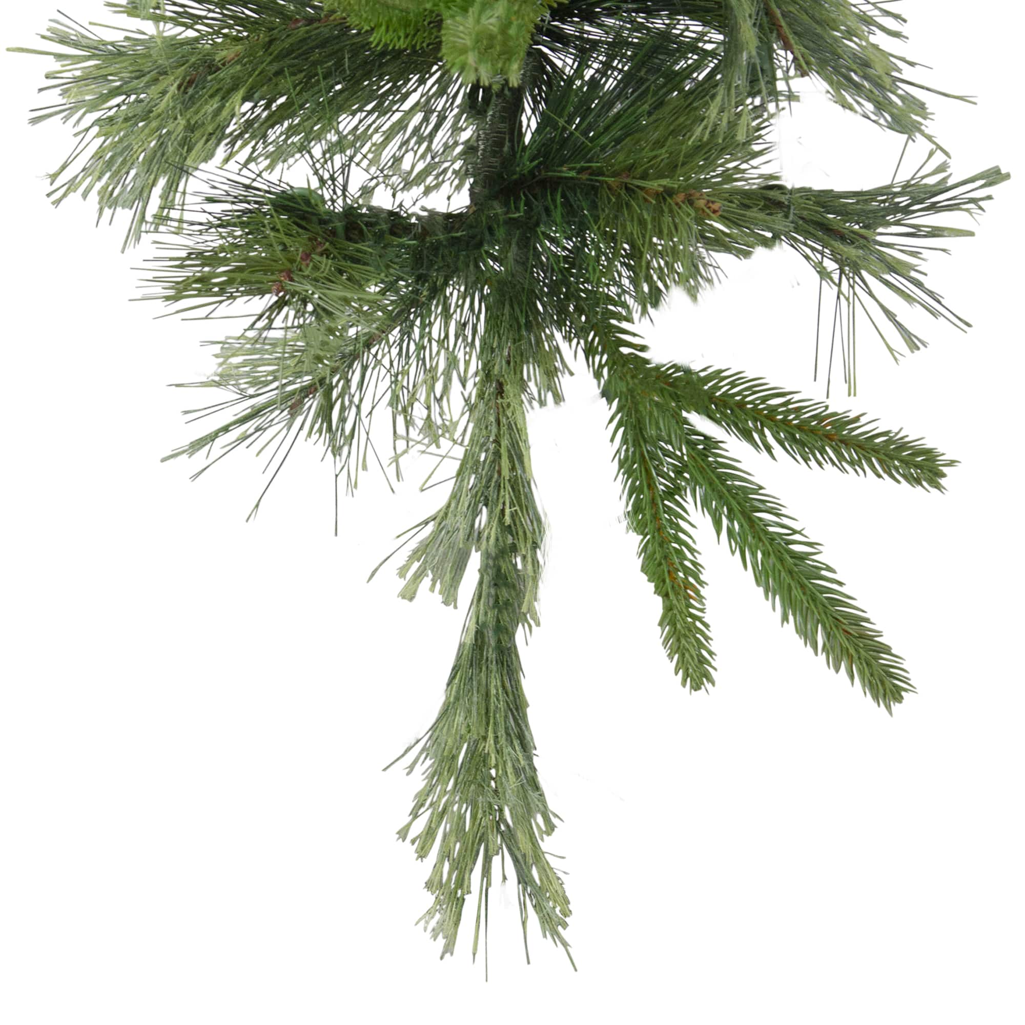 48&#x22; Unlit Cashmere Mixed Pine Teardrop Swag