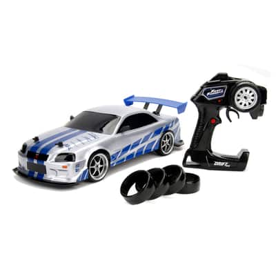 Jada Toys® Fast & Furious Drift Remote-Control Nissan Skyline GT-R Toy ...