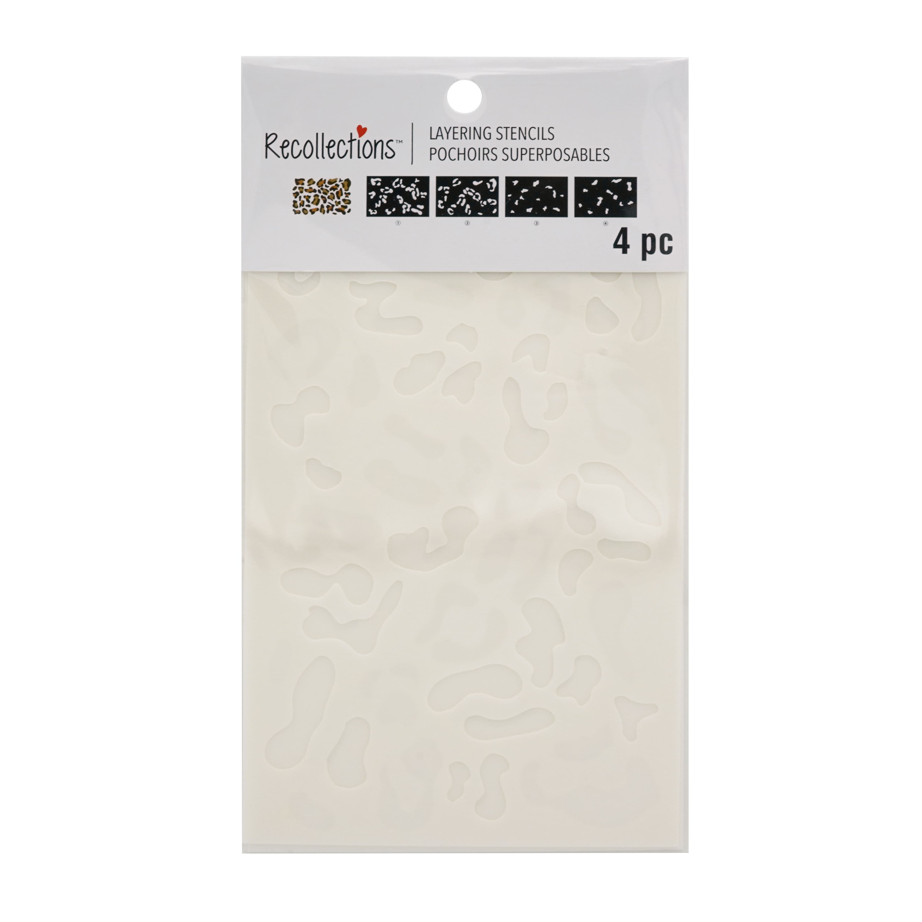Leopard Layering Stencils by Recollections™
