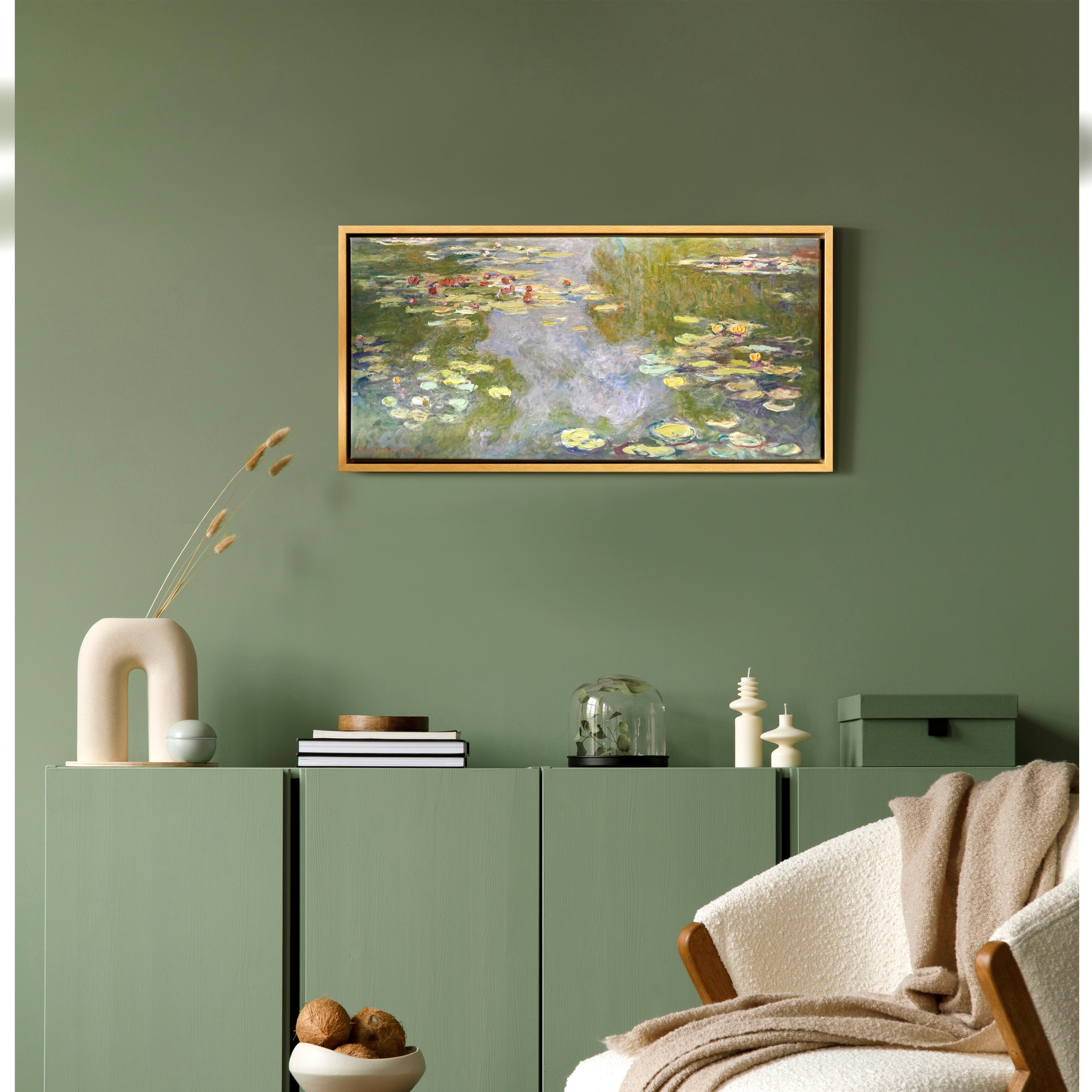 12&#x22; x 24&#x22; Lily Pond Wall D&#xE9;cor by Ashland&#xAE;