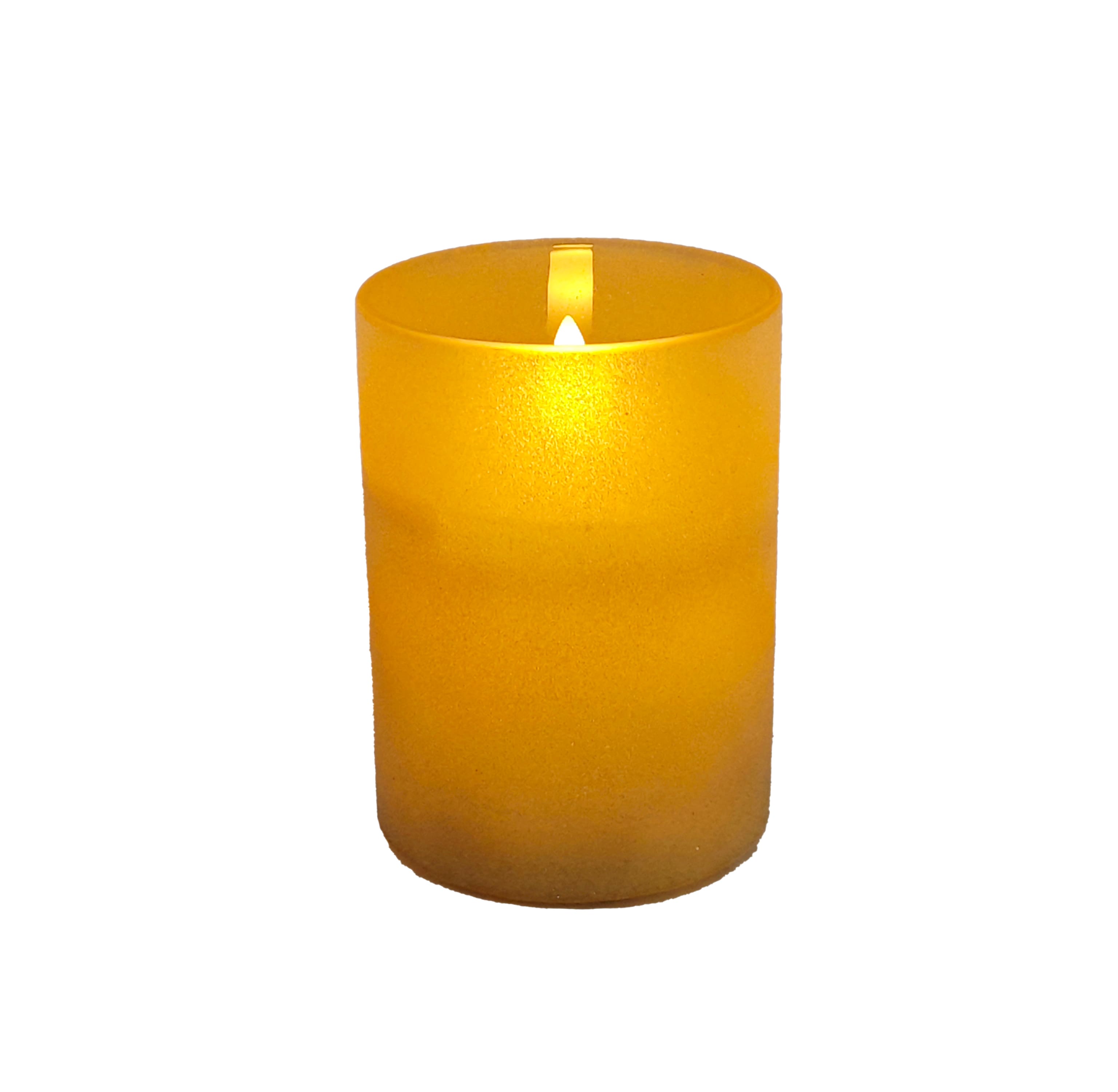Bougie &#xE0; DEL en cire dans un pot en verre de 7,5&#xA0;cm x 10,1&#xA0;cm d&#x27;Ashland