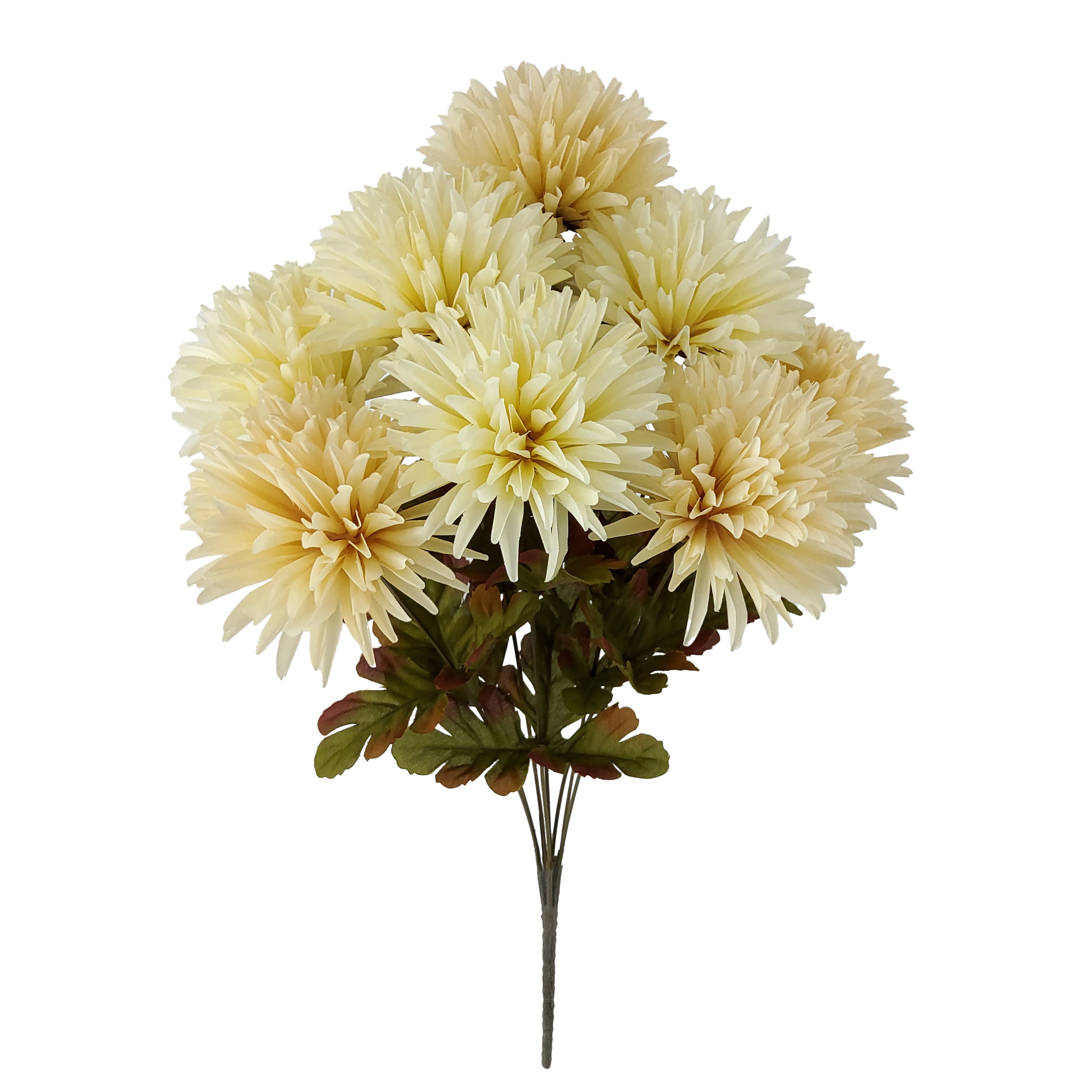 19.5&#x22; Cream Spider Mum Bush by Ashland&#xAE;