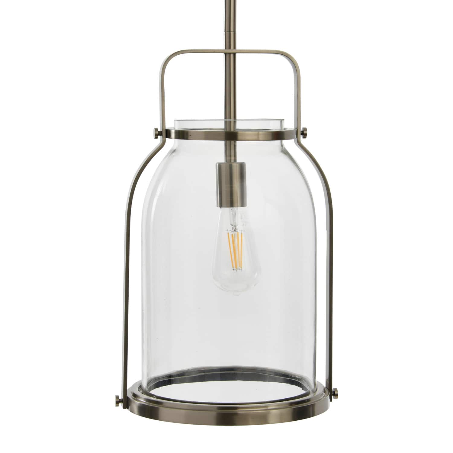 Hello Honey® Robert Stevenson Lighting Channing Metal & Glass Ceiling Light