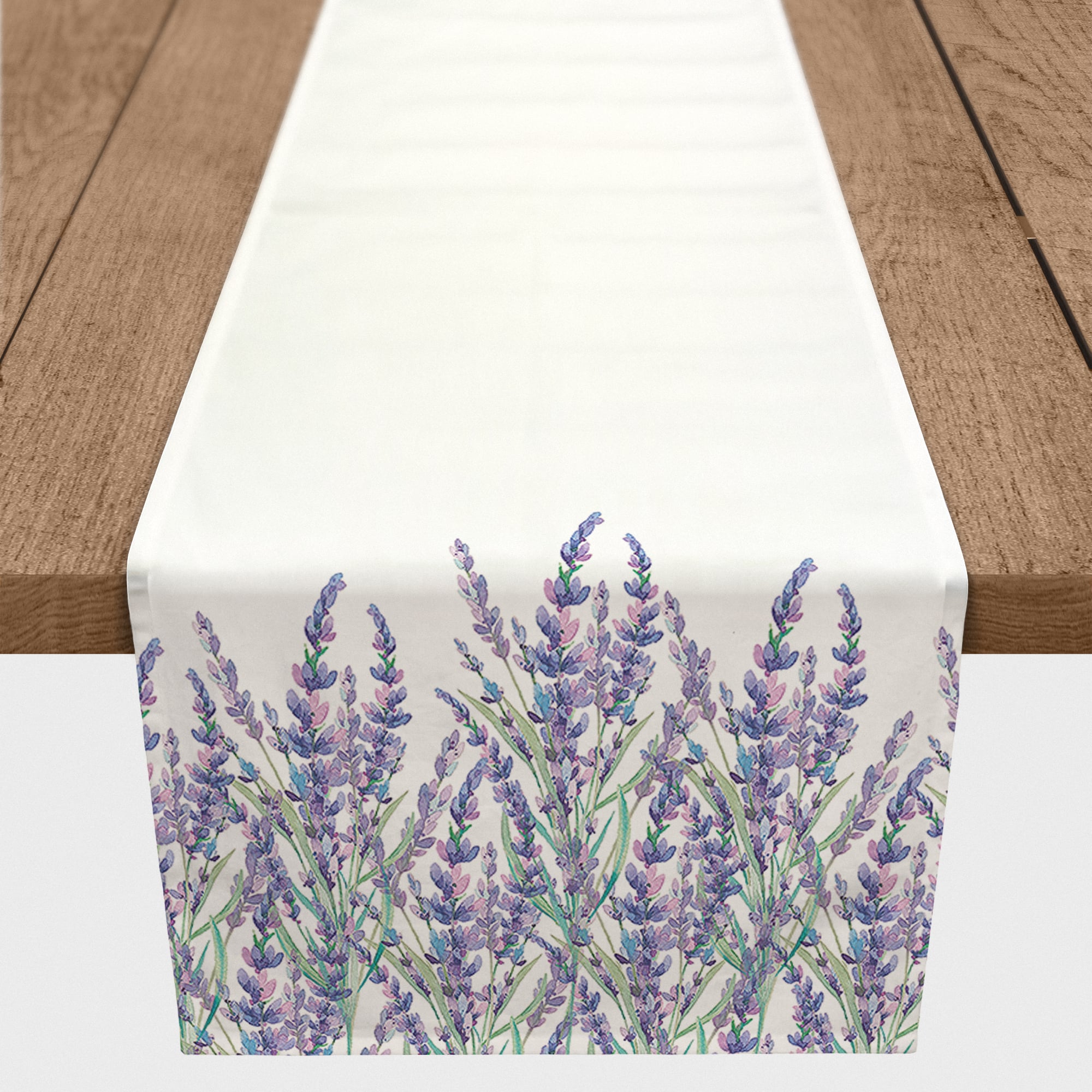 90" Lavender Field Table Runner