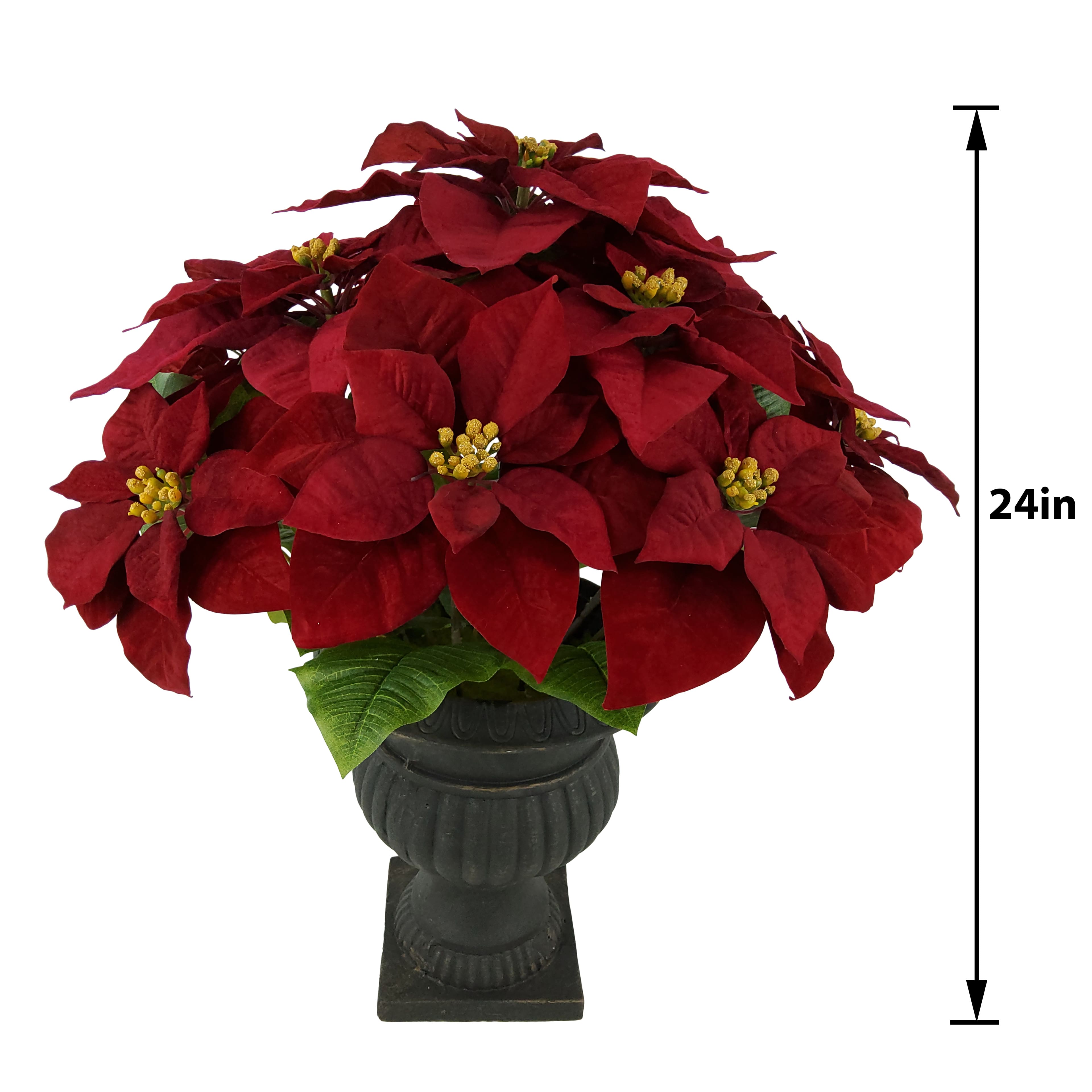 24&#x22; Burgundy in Black Urn by Ashland&#xAE;