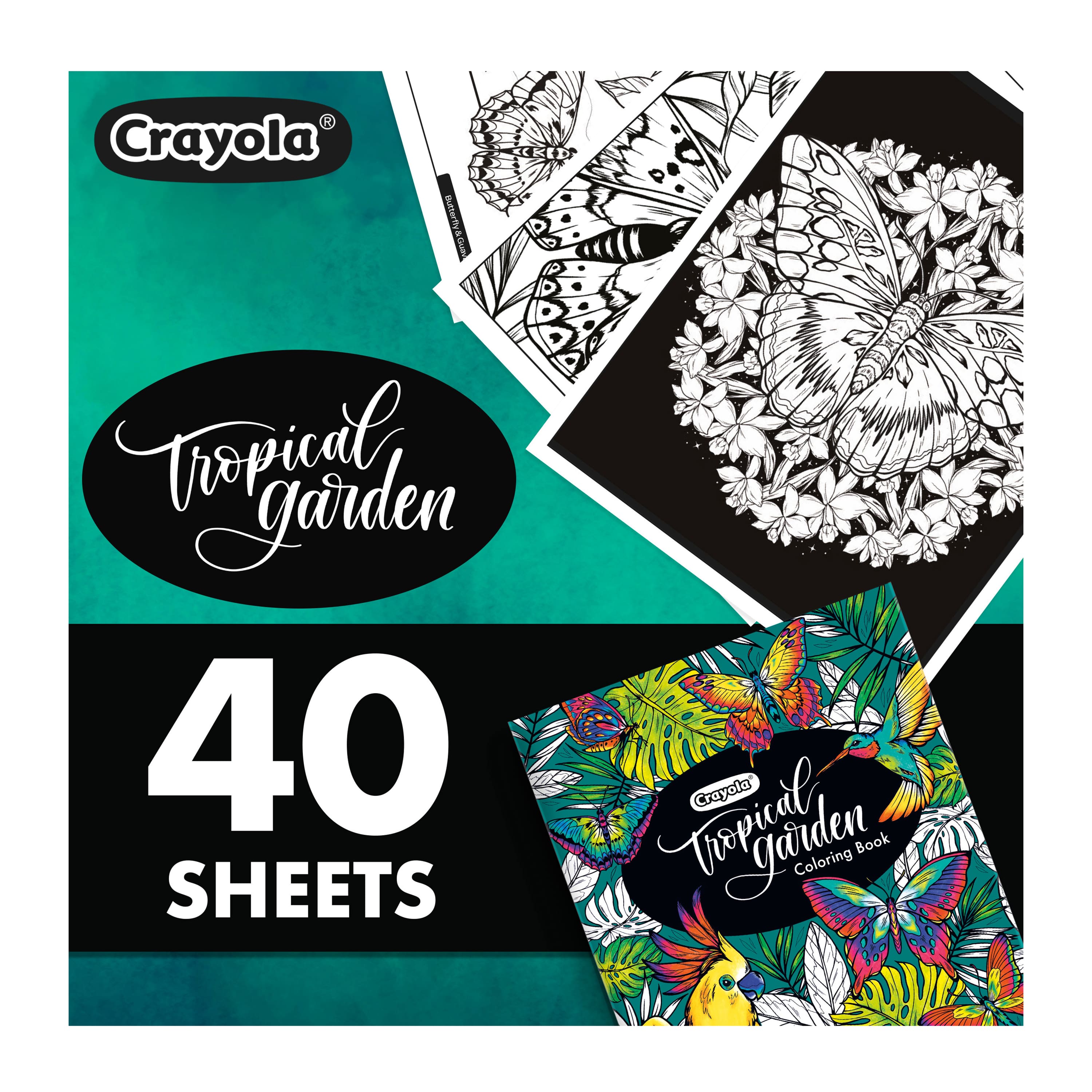 Crayola&#xAE; Topical Garden Coloring Book