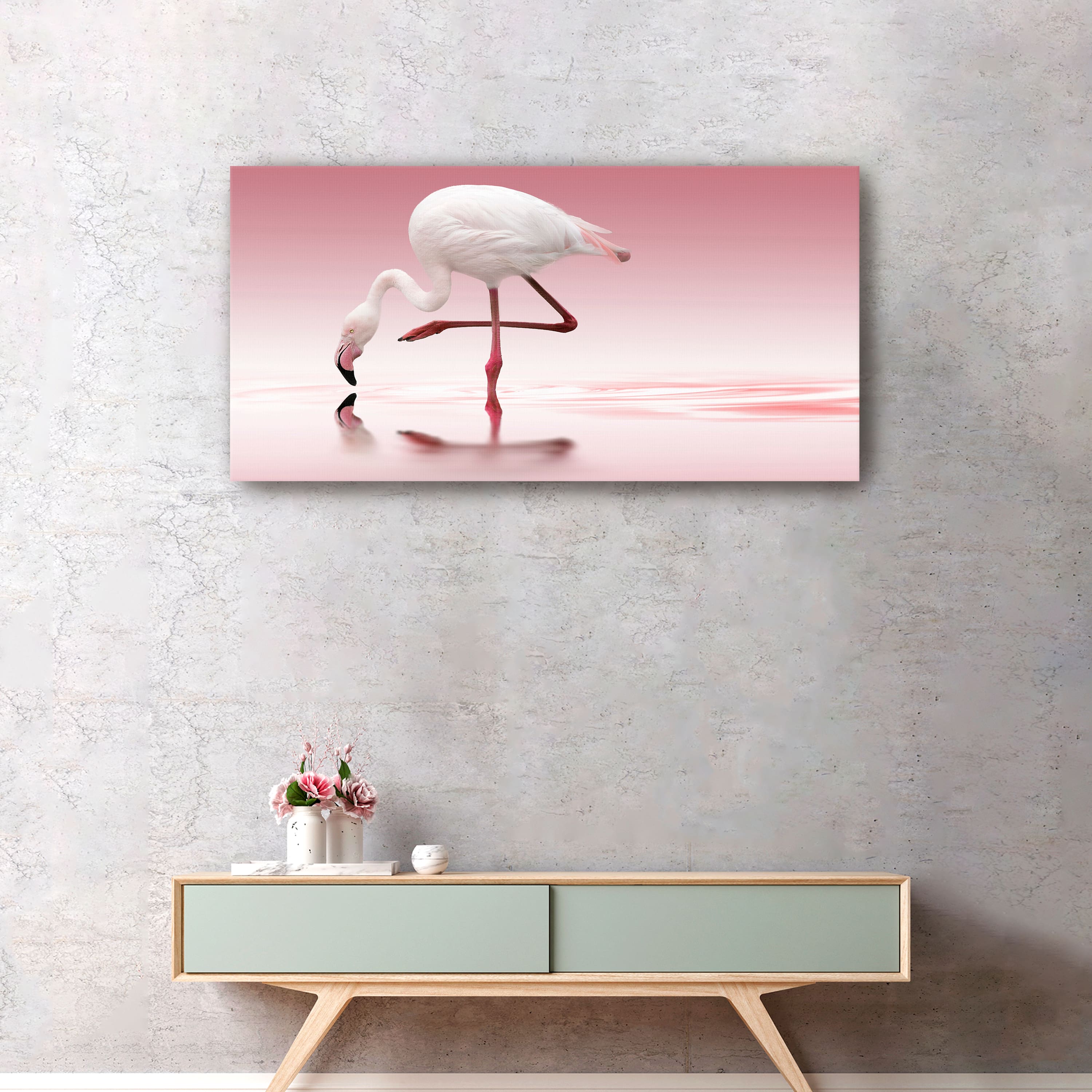 Reindl - Flamingo Canvas Giclee