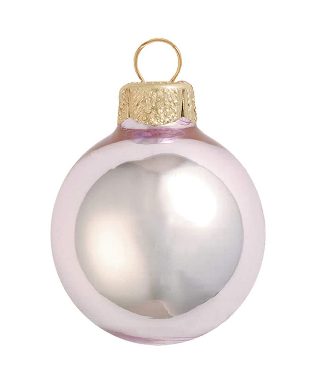 2ct. 6&#x22; Shiny Glass Ball Ornaments