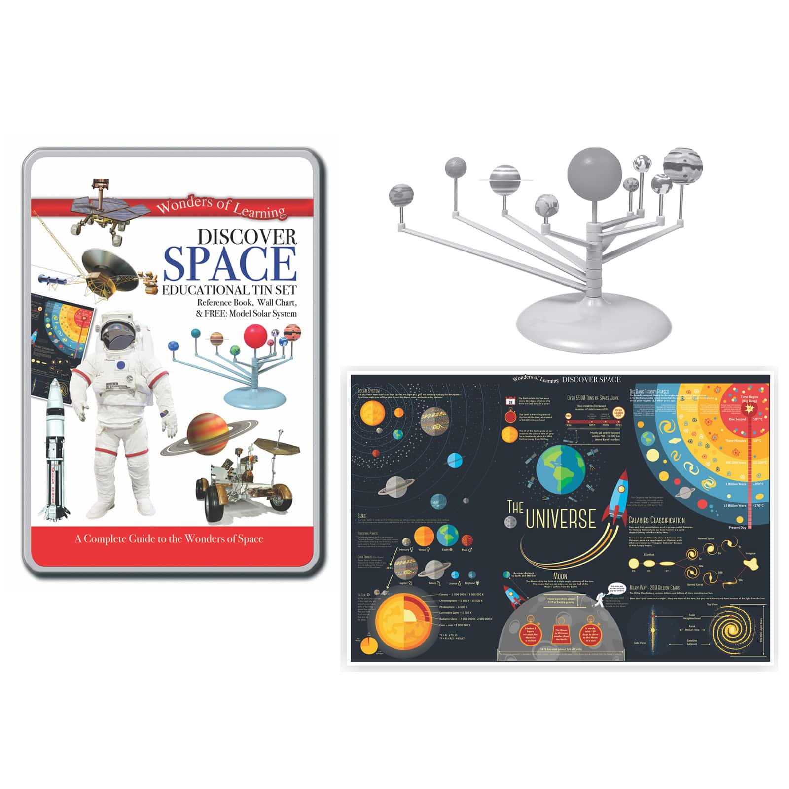 Wonders of Learning Discover Space Educational Tin Set