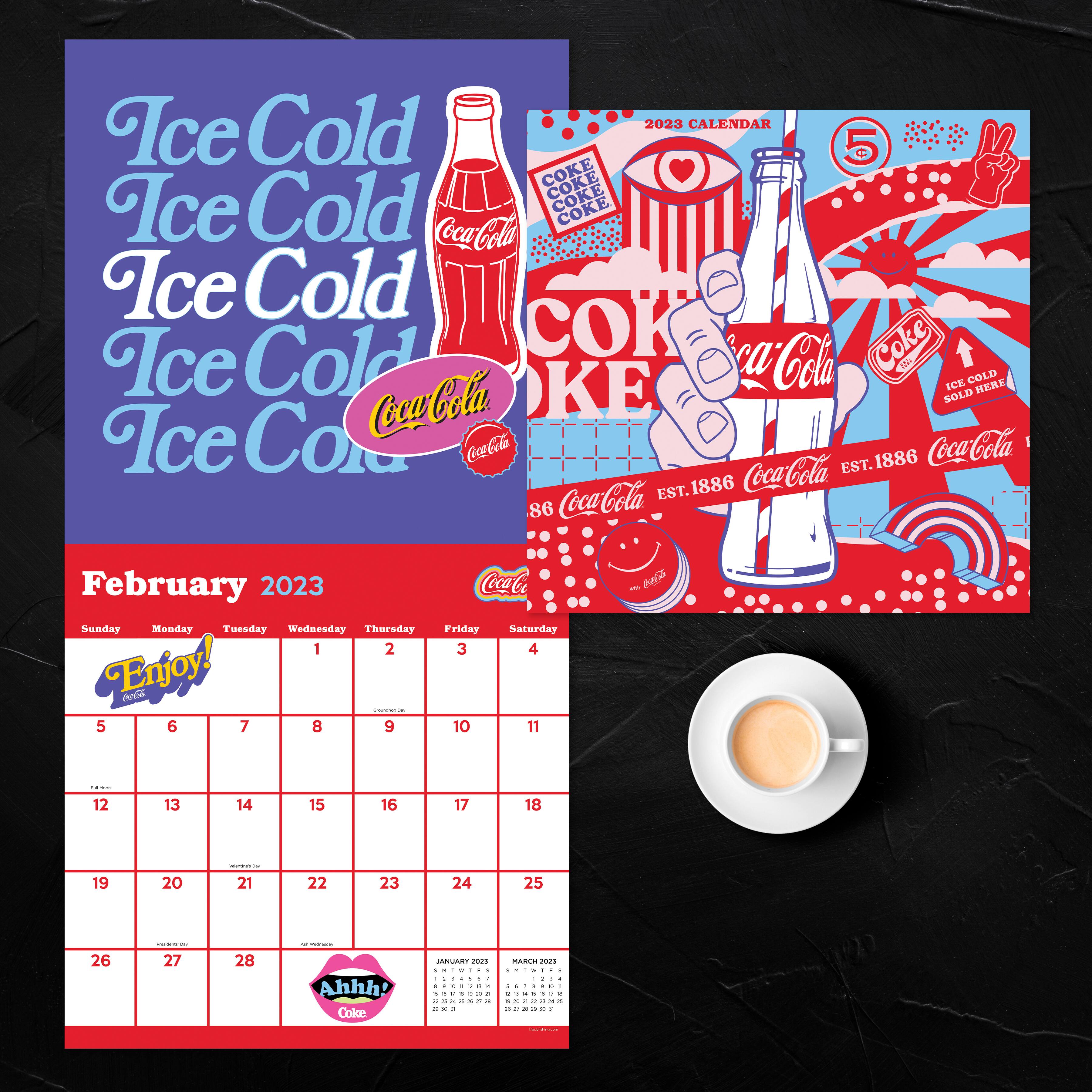 2023 Coca Cola: Vibrant Joy Wall Calendar | Michaels