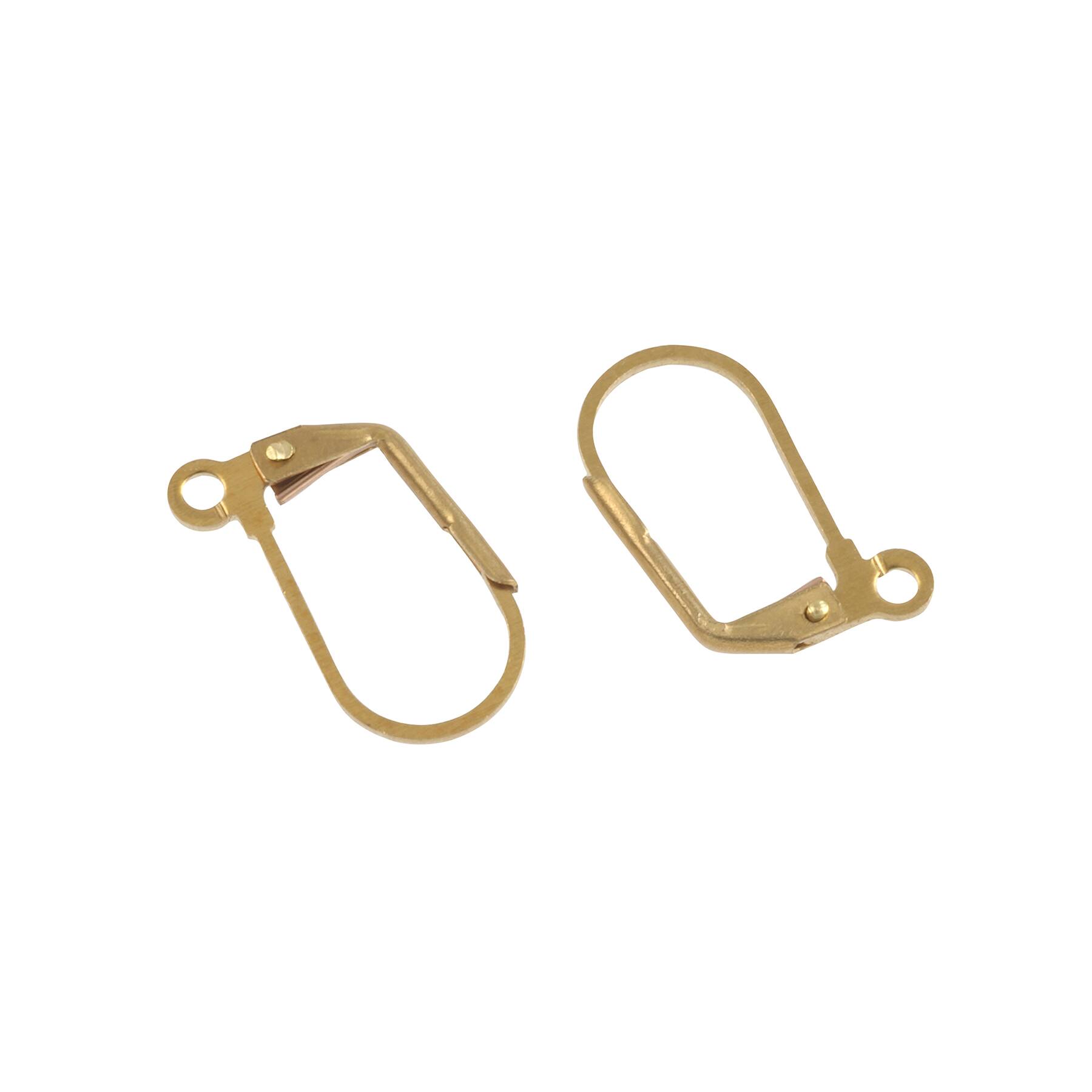 Gold Leverback Earring Findings Best Sale  renuvidyamandirin 1693643293