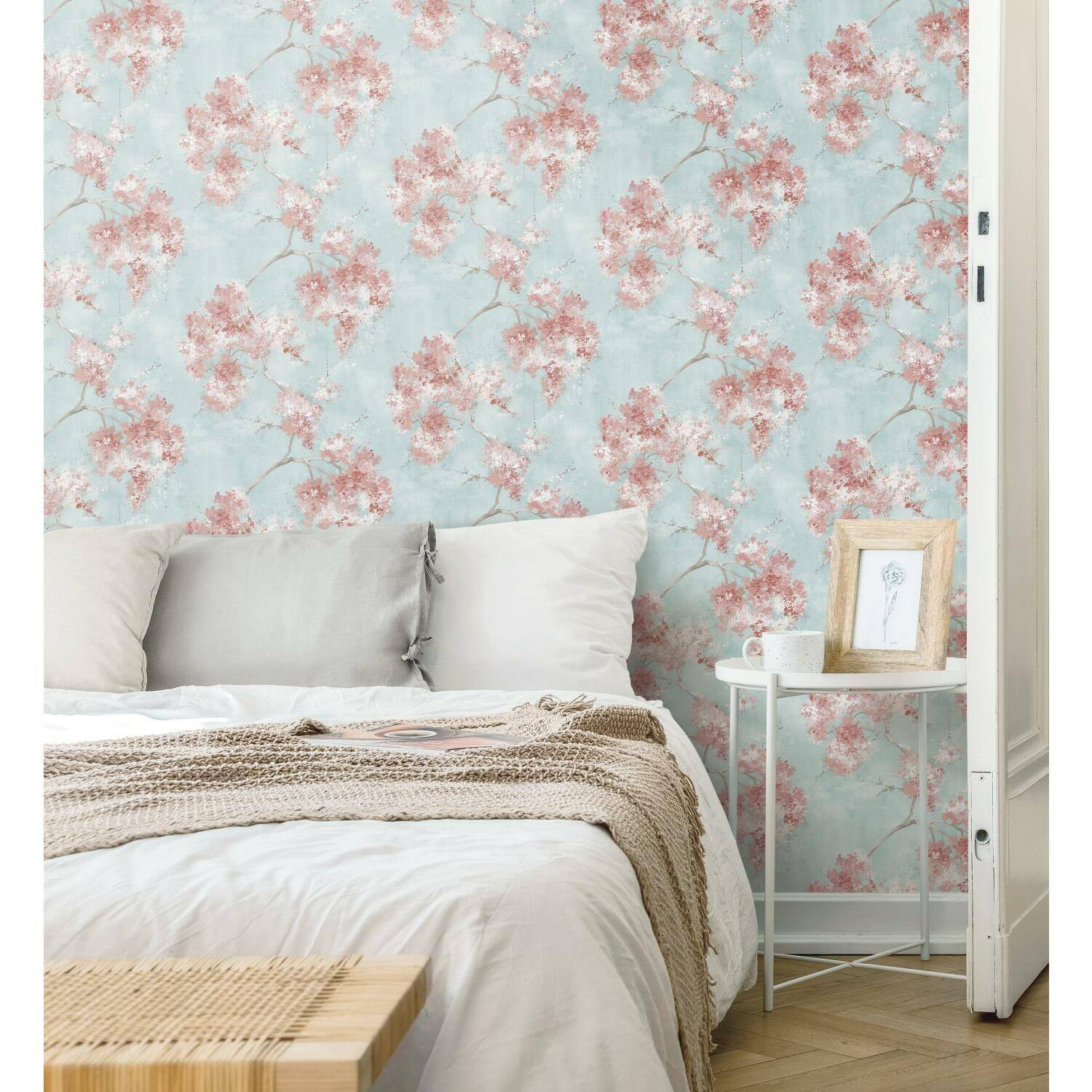 RoomMates Weeping Cherry Tree Blossom Peel & Stick Wallpaper