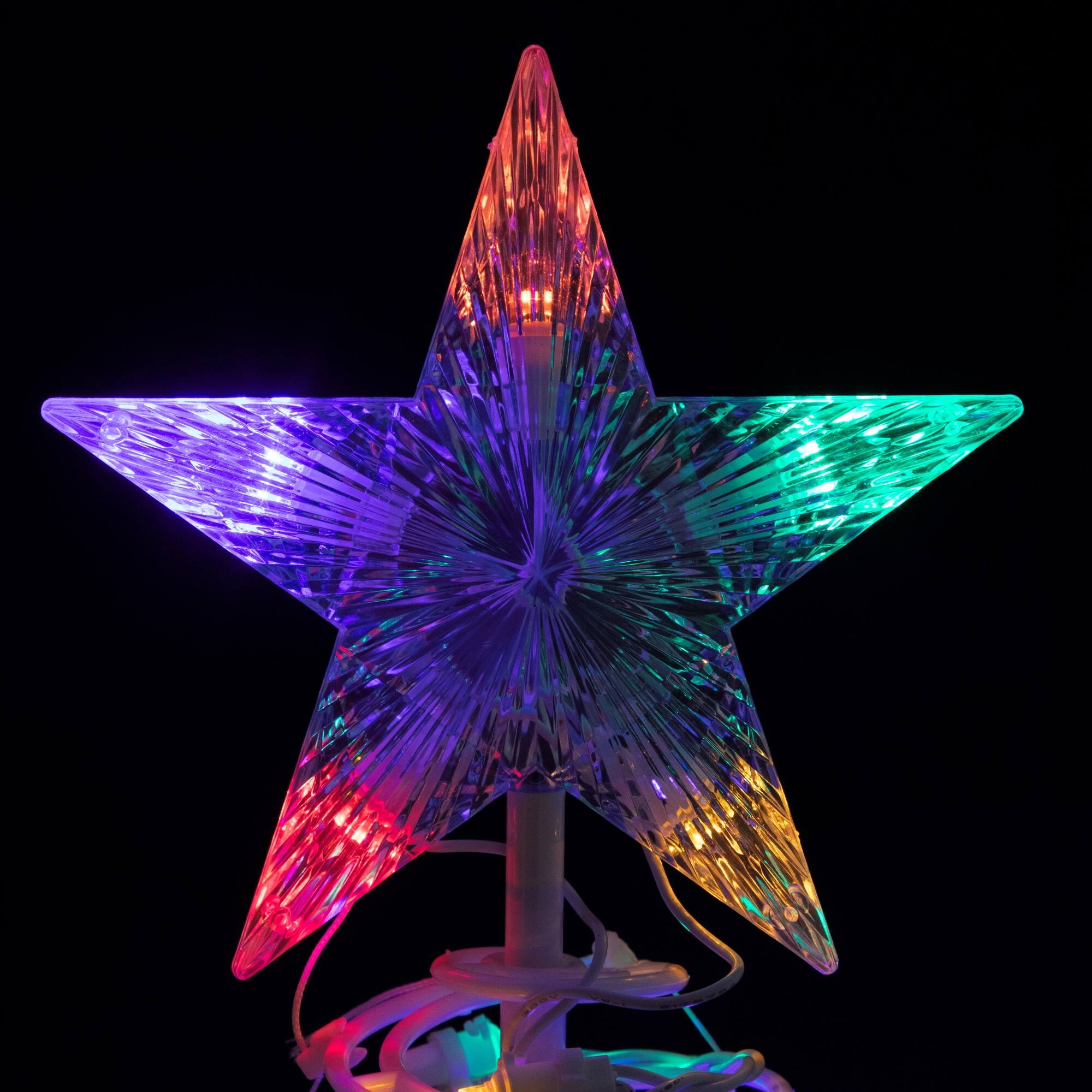 3ft. & 4ft. LED Lighted Spiral Outdoor Christmas Tree Set
