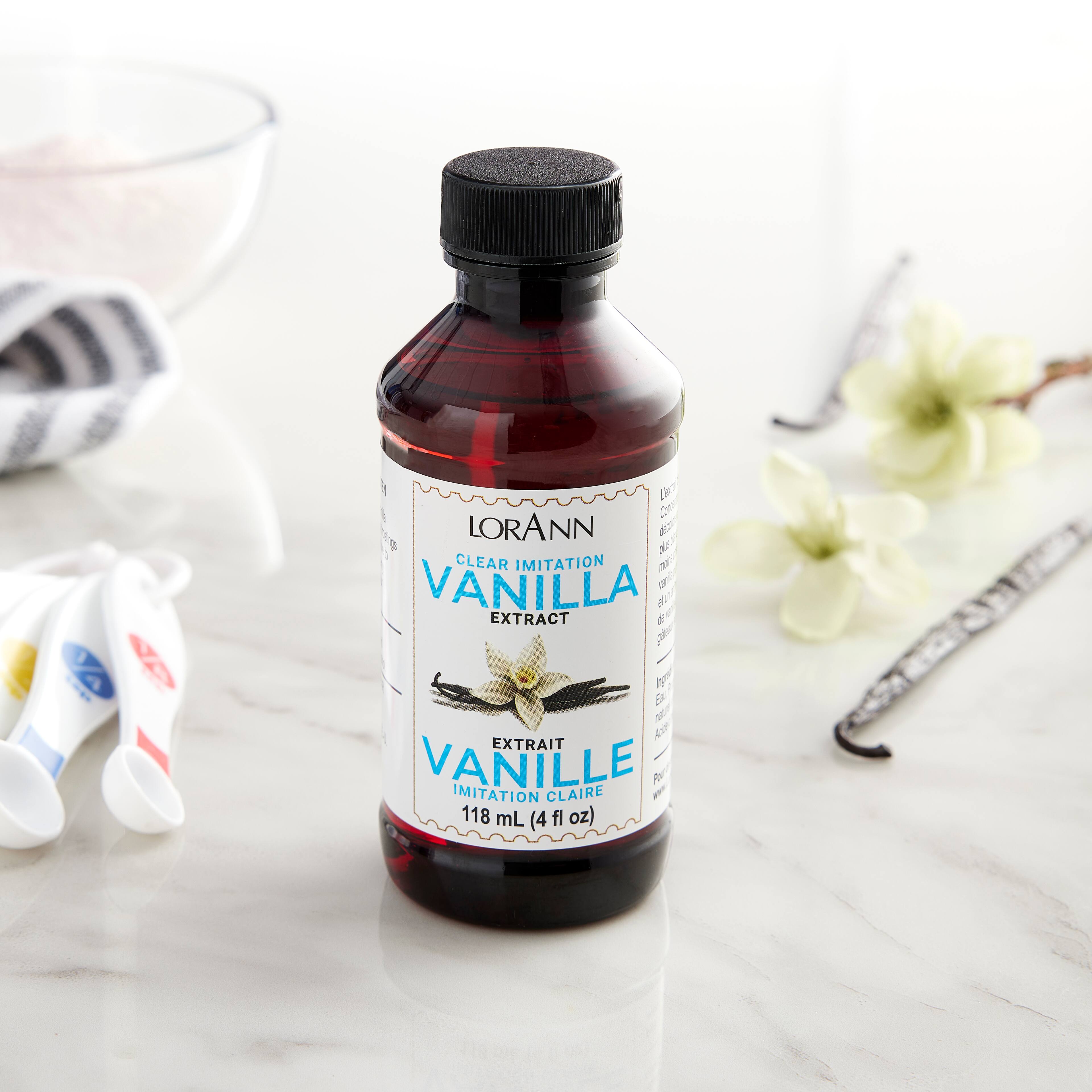 LorAnn Gourmet Double-Strength Clear Artificial Vanilla Extract