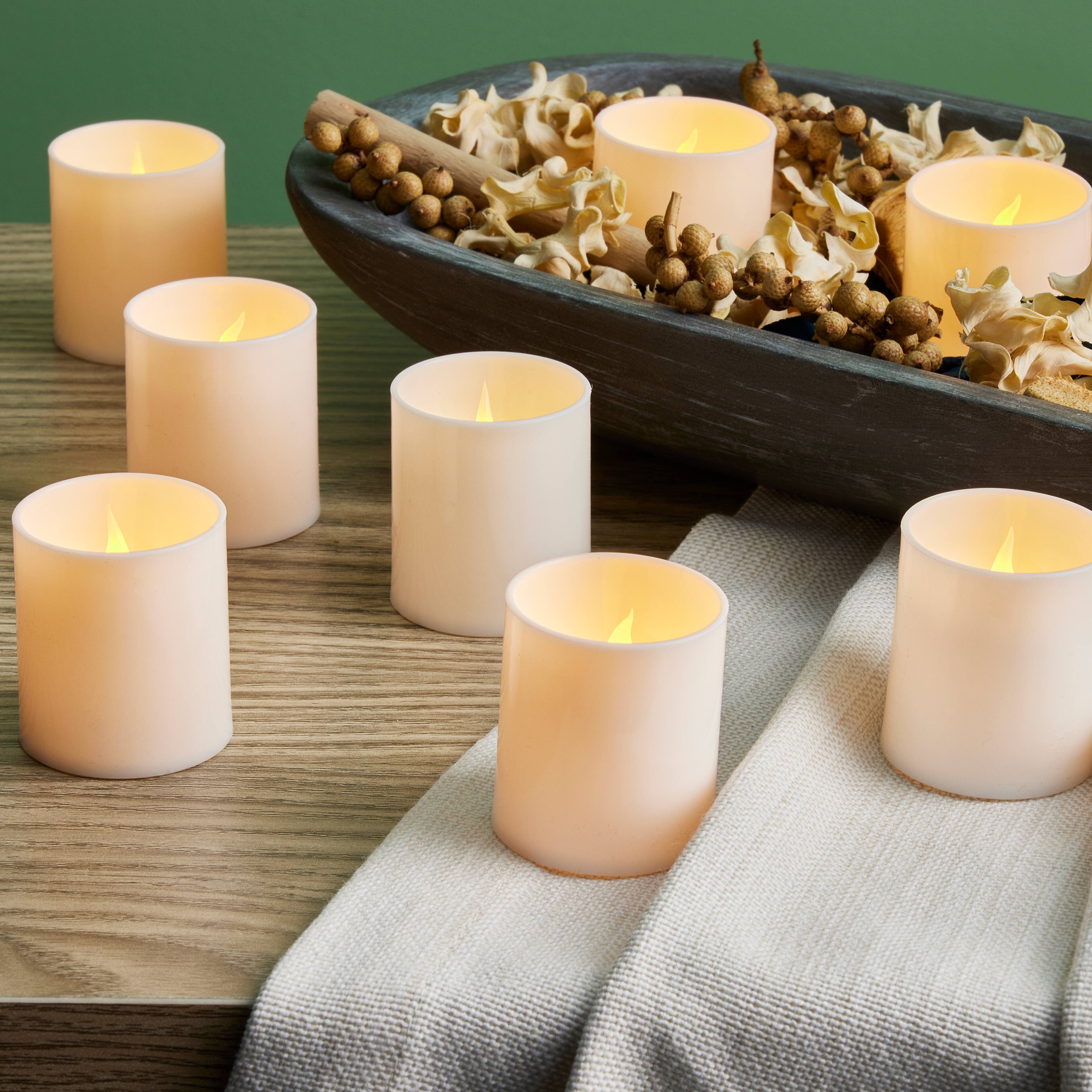 12 Packs: 12 ct. (144 total) Basic Elements™ White LED Votives by Ashland®
