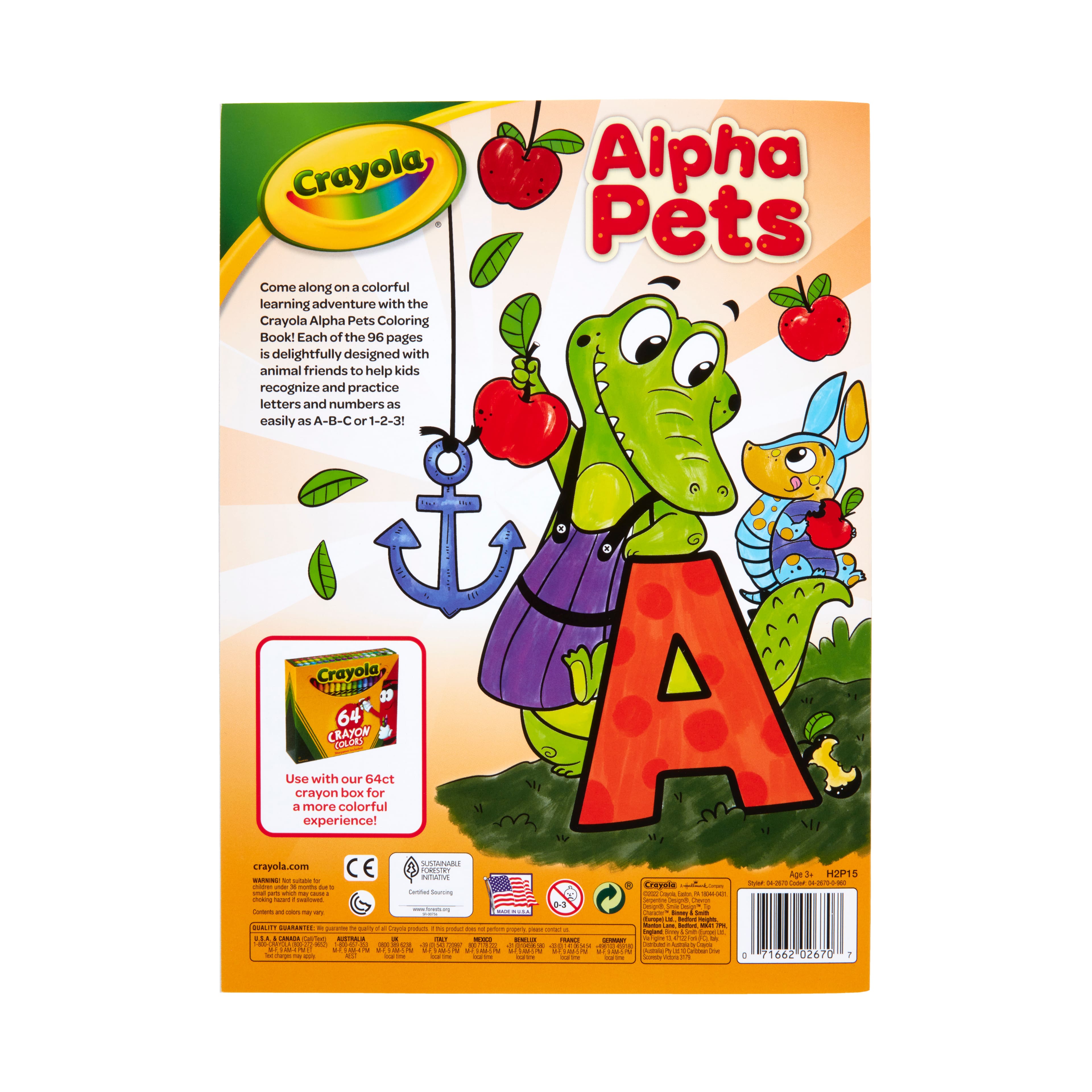 Crayola&#xAE; Alpha Pets Coloring Book