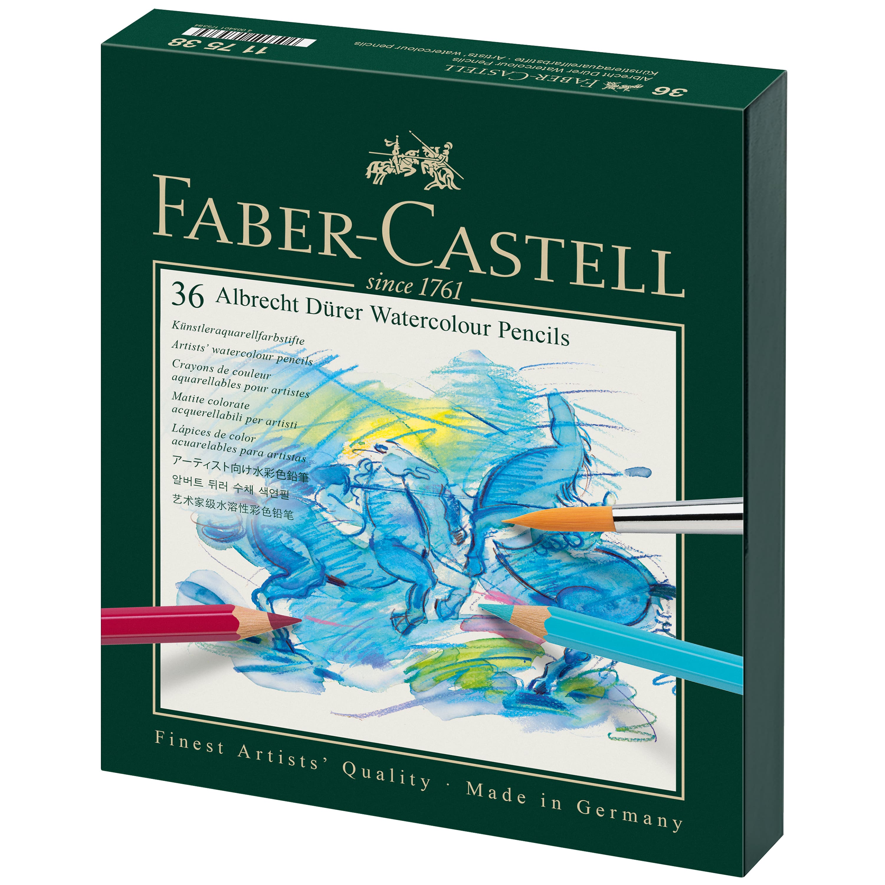 Faber-Castell Albrecht Durer Watercolor Pencils 36-Piece Gift Box Set