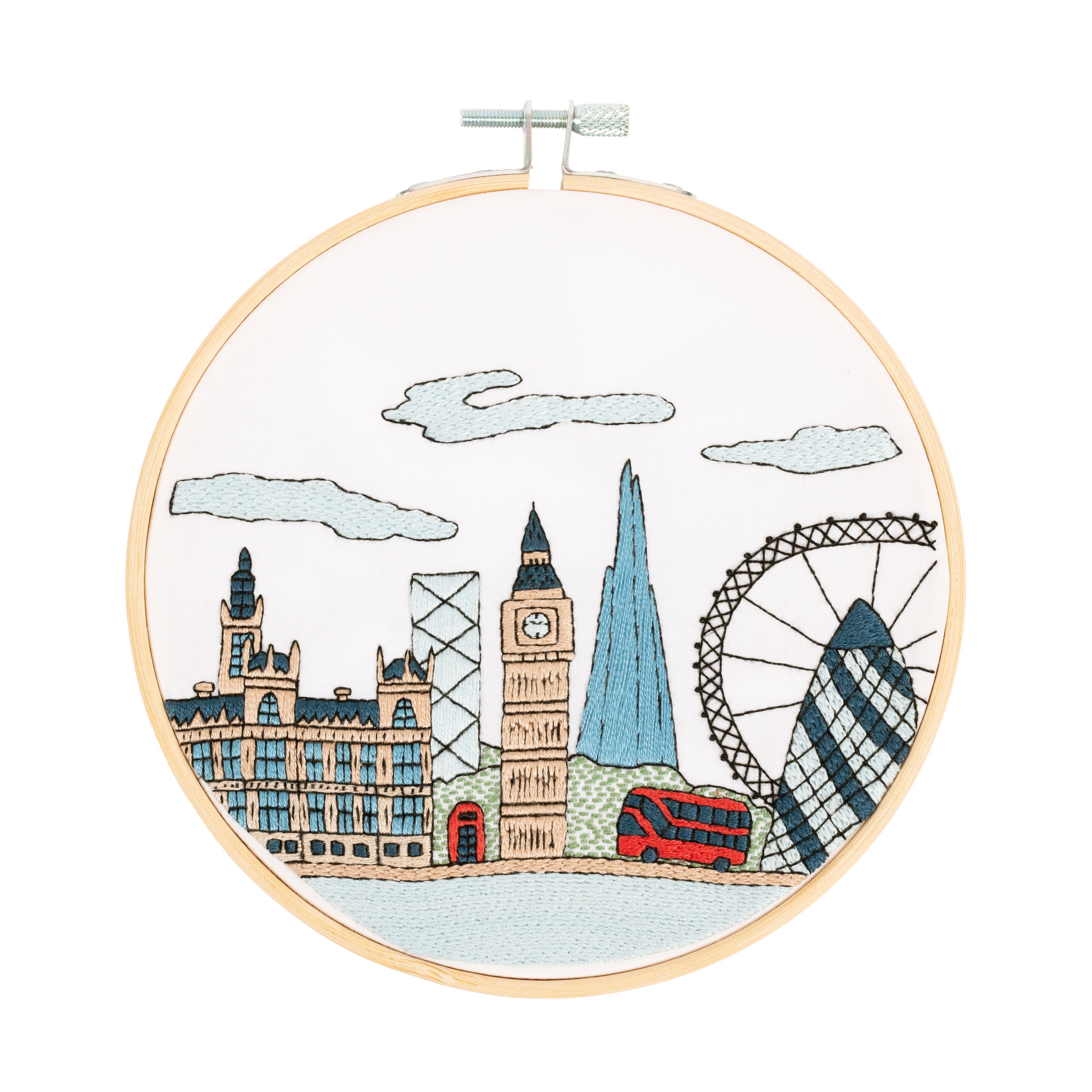 DMC&#xAE; London Intermediate Embroidery Kit with Hoop