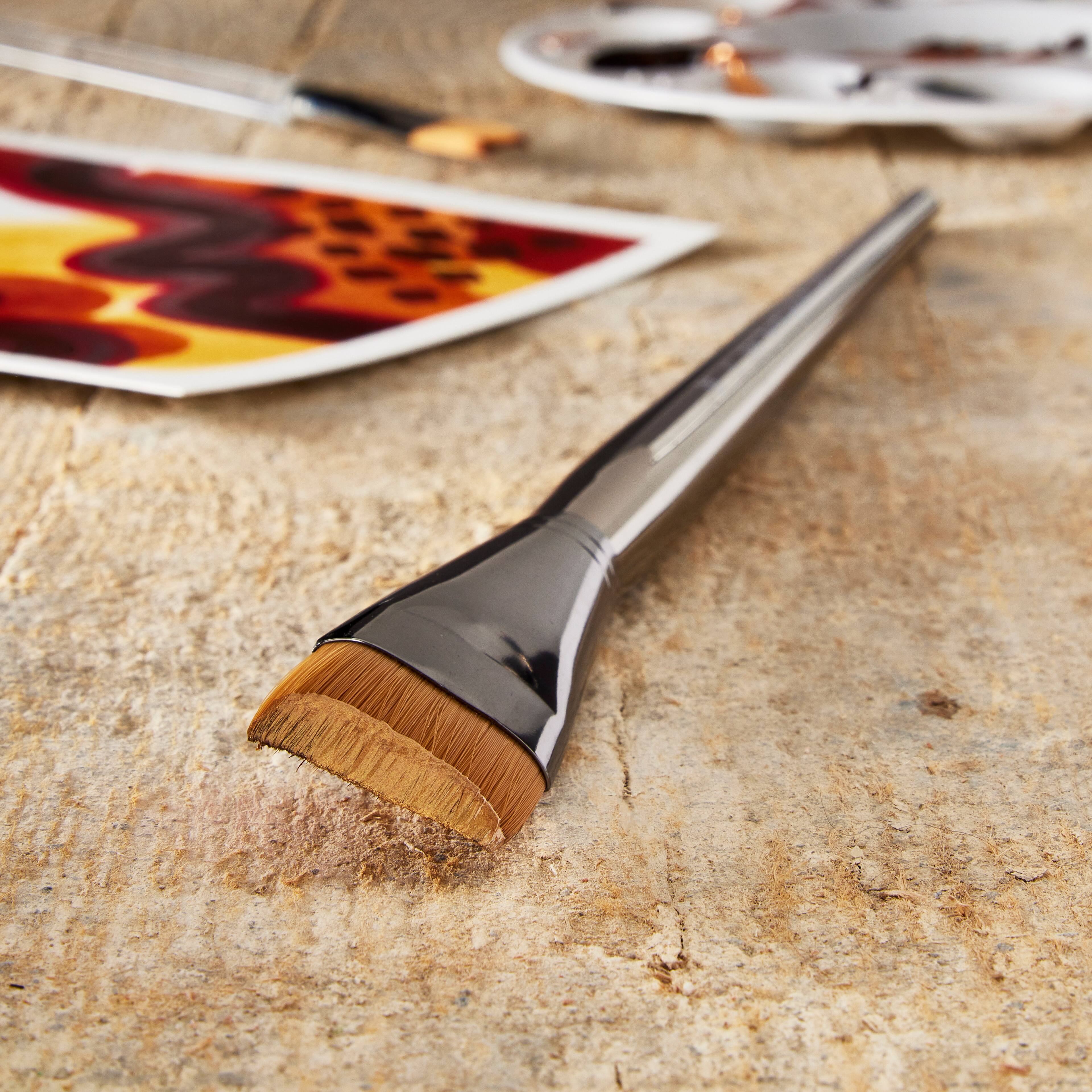 12 Pack: Zen™ Series 43 Long Handle Angular Brush