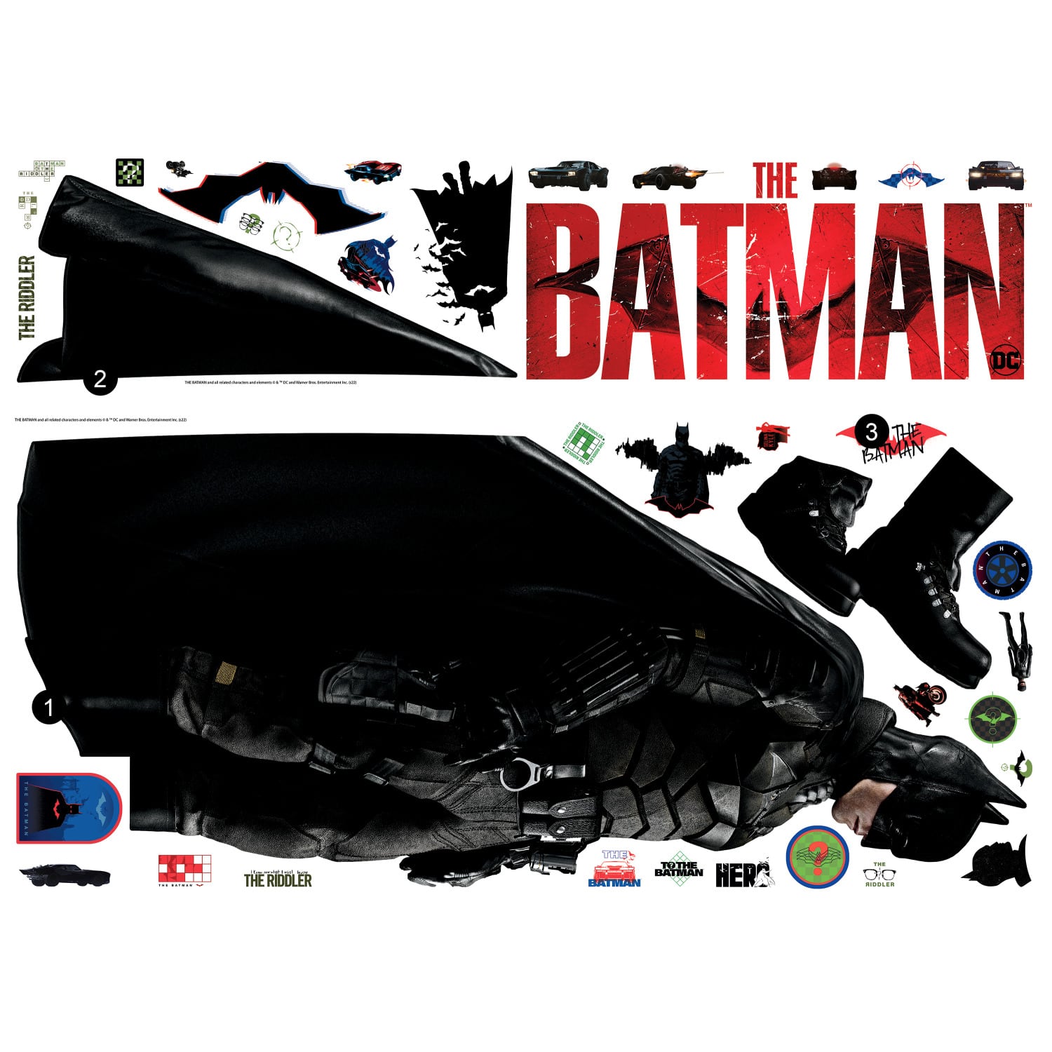 RoomMates Batman Peel &#x26; Stick Giant Wall Decals