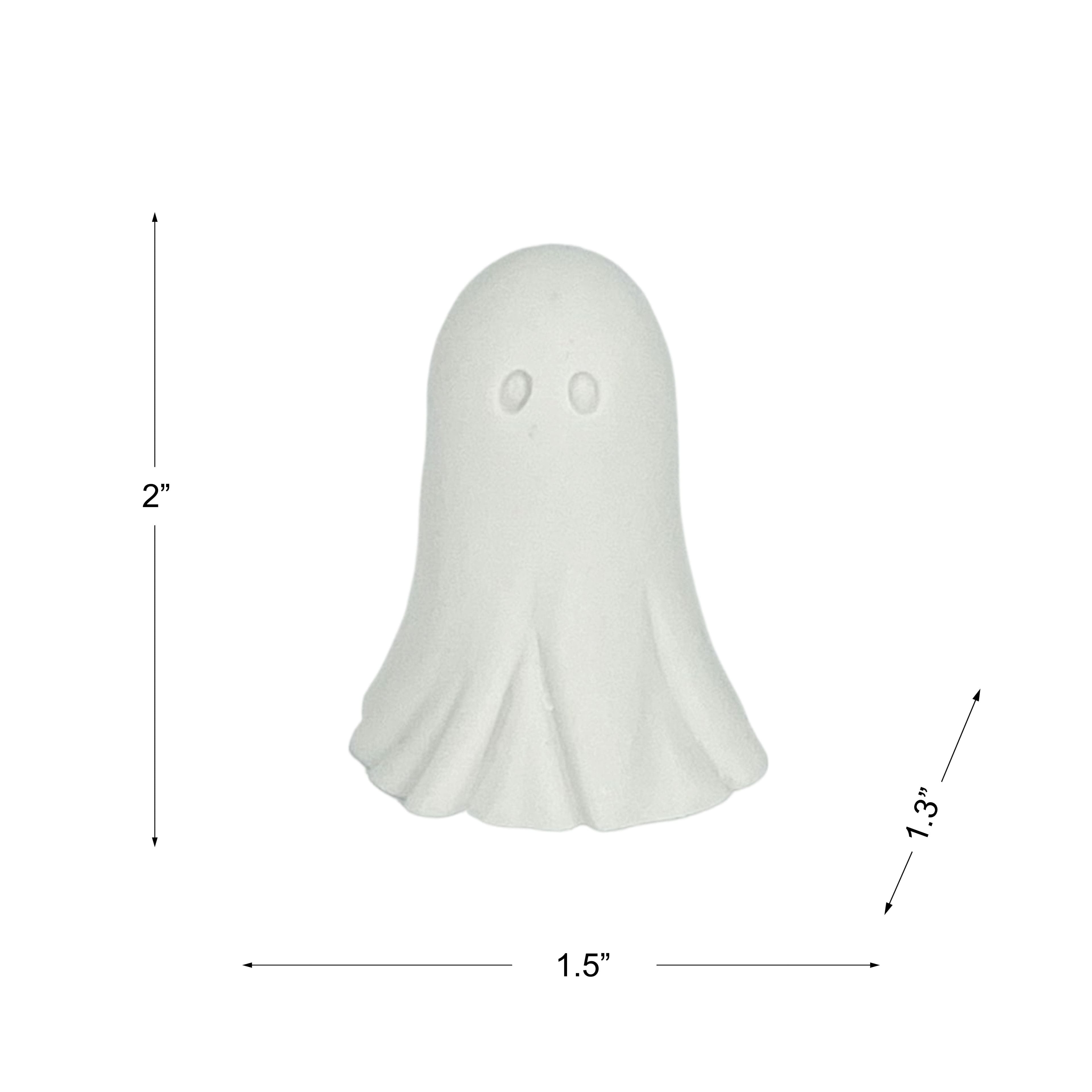 2&#x22; DIY Resin D&#xE9;cor Ghosts, 12ct. by Make Market&#xAE;