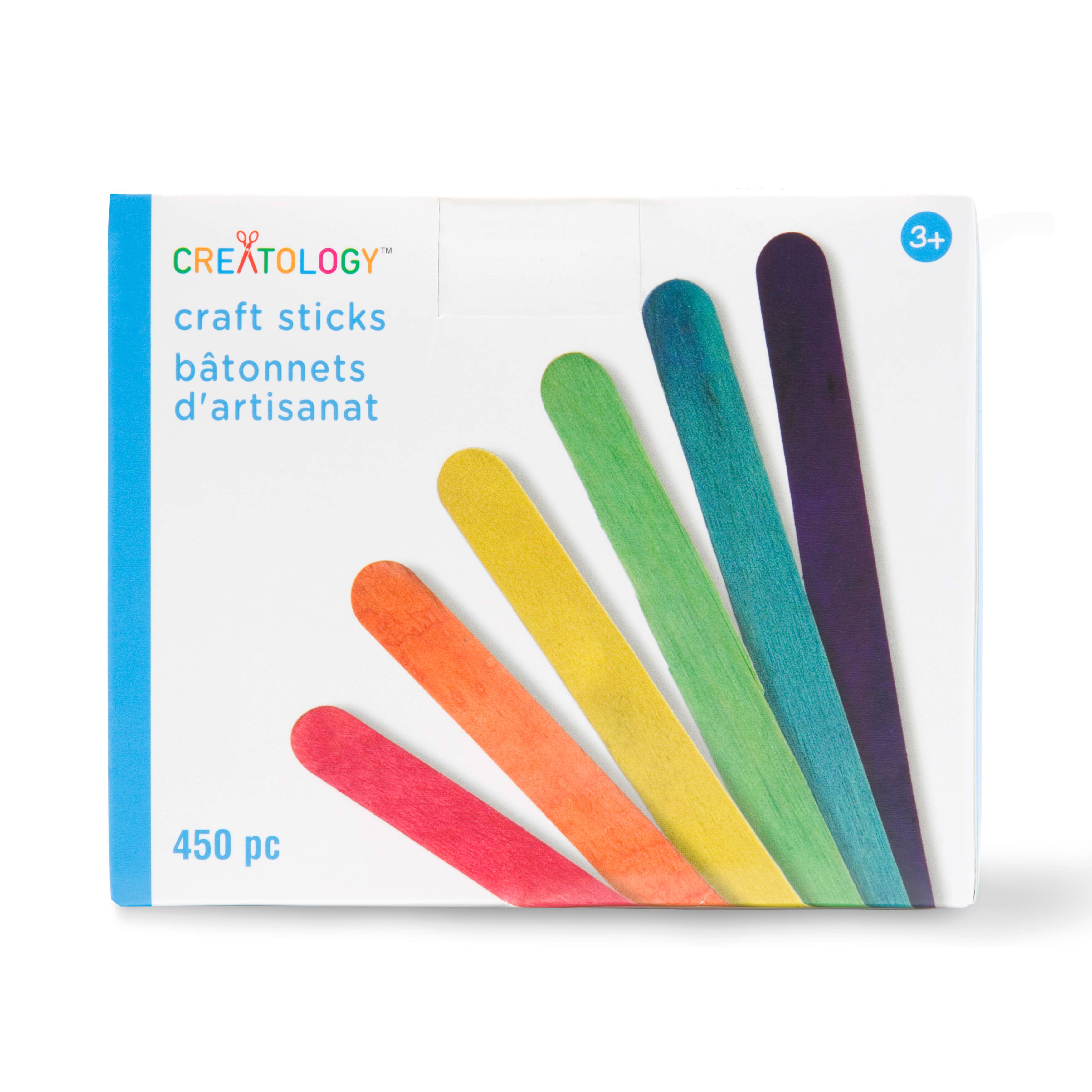 12 Packs: 450 ct. (5,400 total) 4.5" Multicolor Craft Sticks by Creatology™
