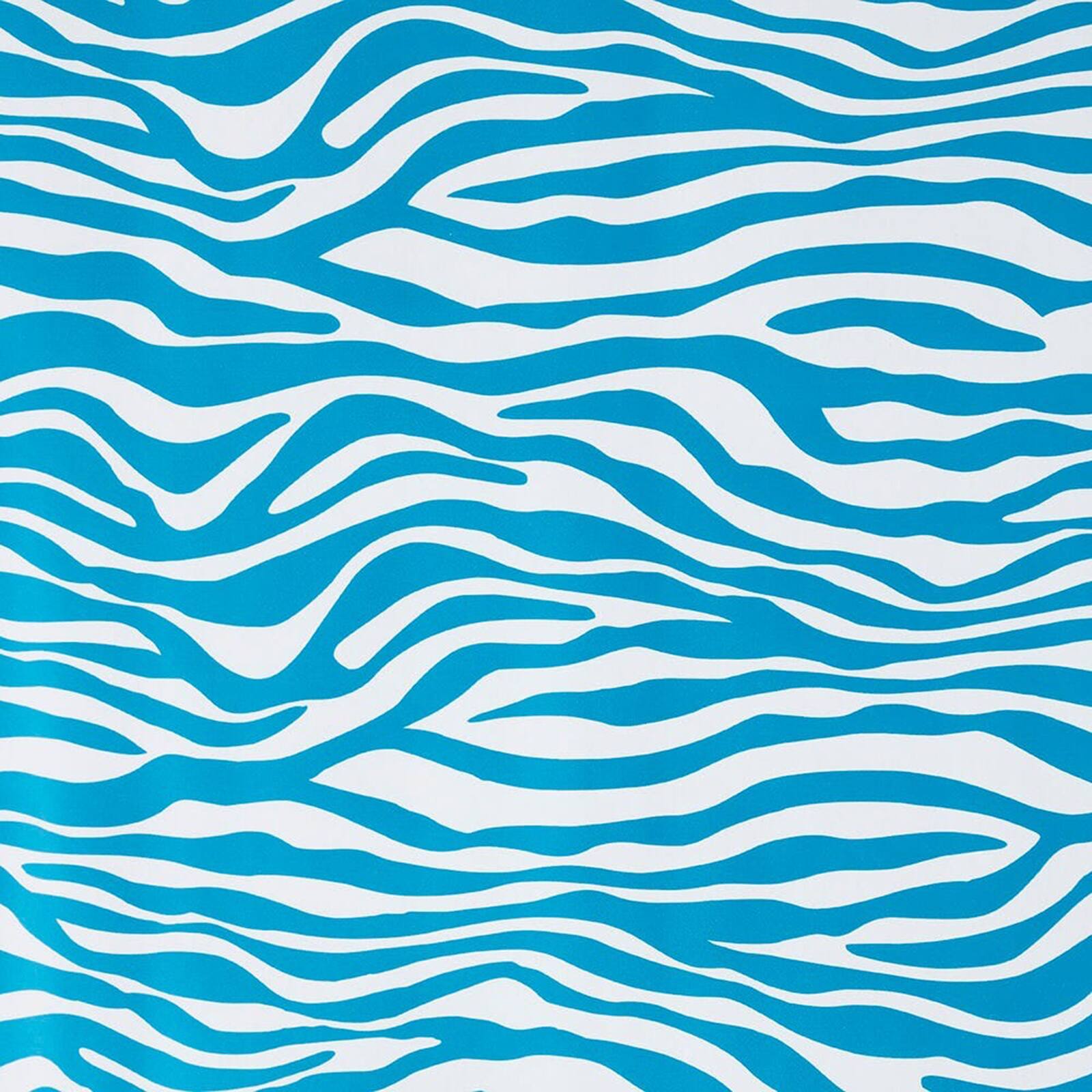JAM Paper Safari Blue & White Zebra Gift Wrap, 2ct.