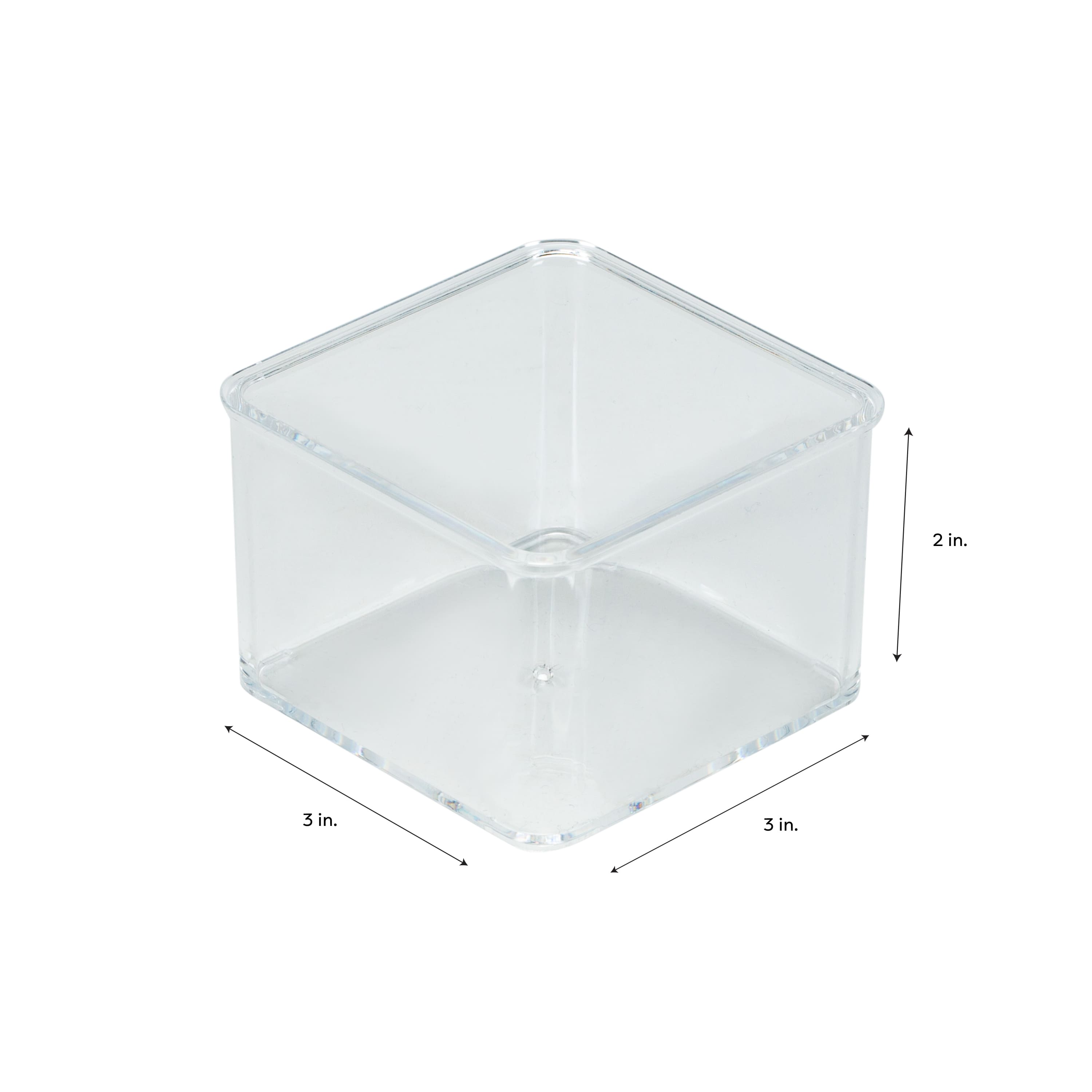 Simplify Small Square Clear Drawer Organizer