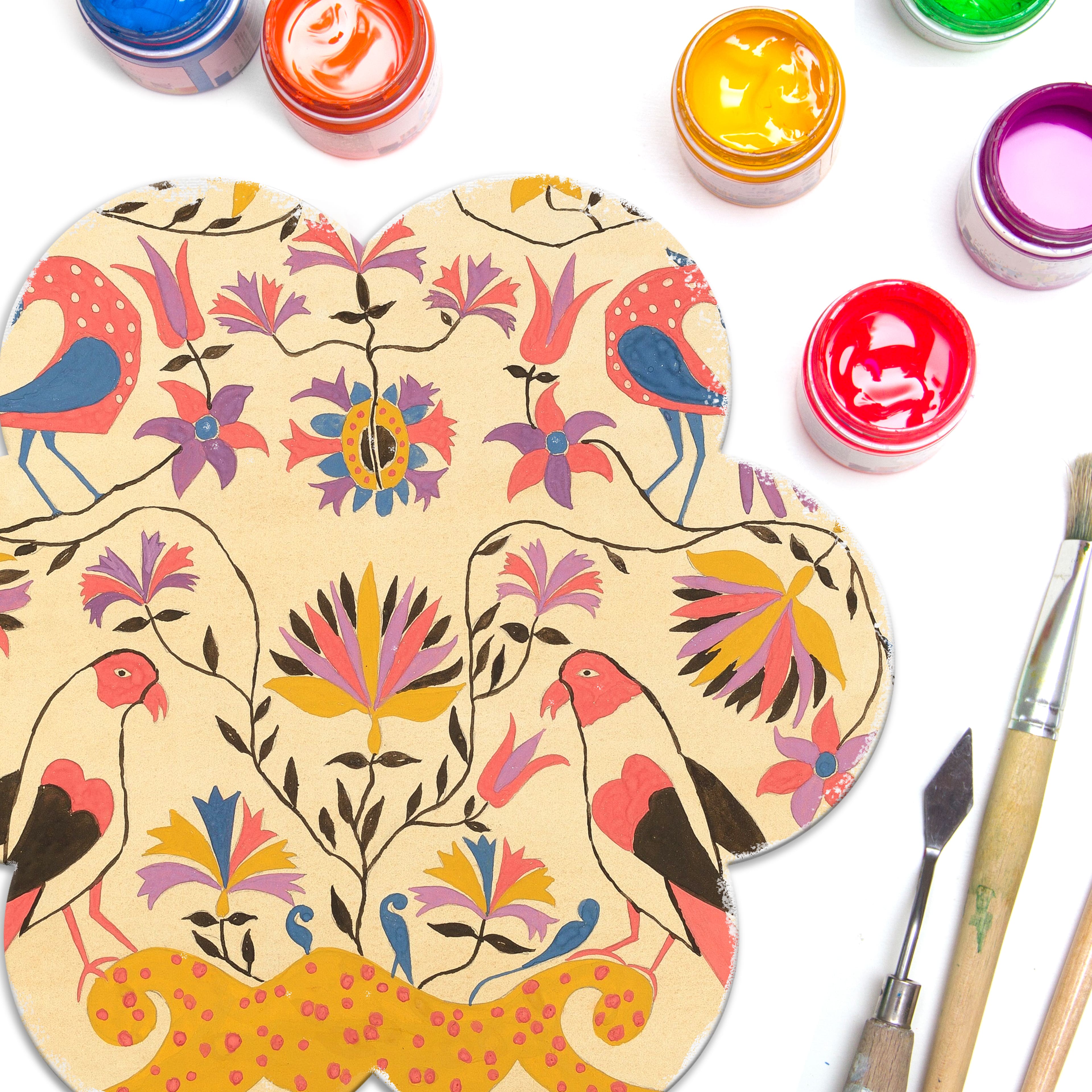 11&#x22; x 12&#x22; Flower Cotton Duck Canvas by Craft Smart&#x2122;