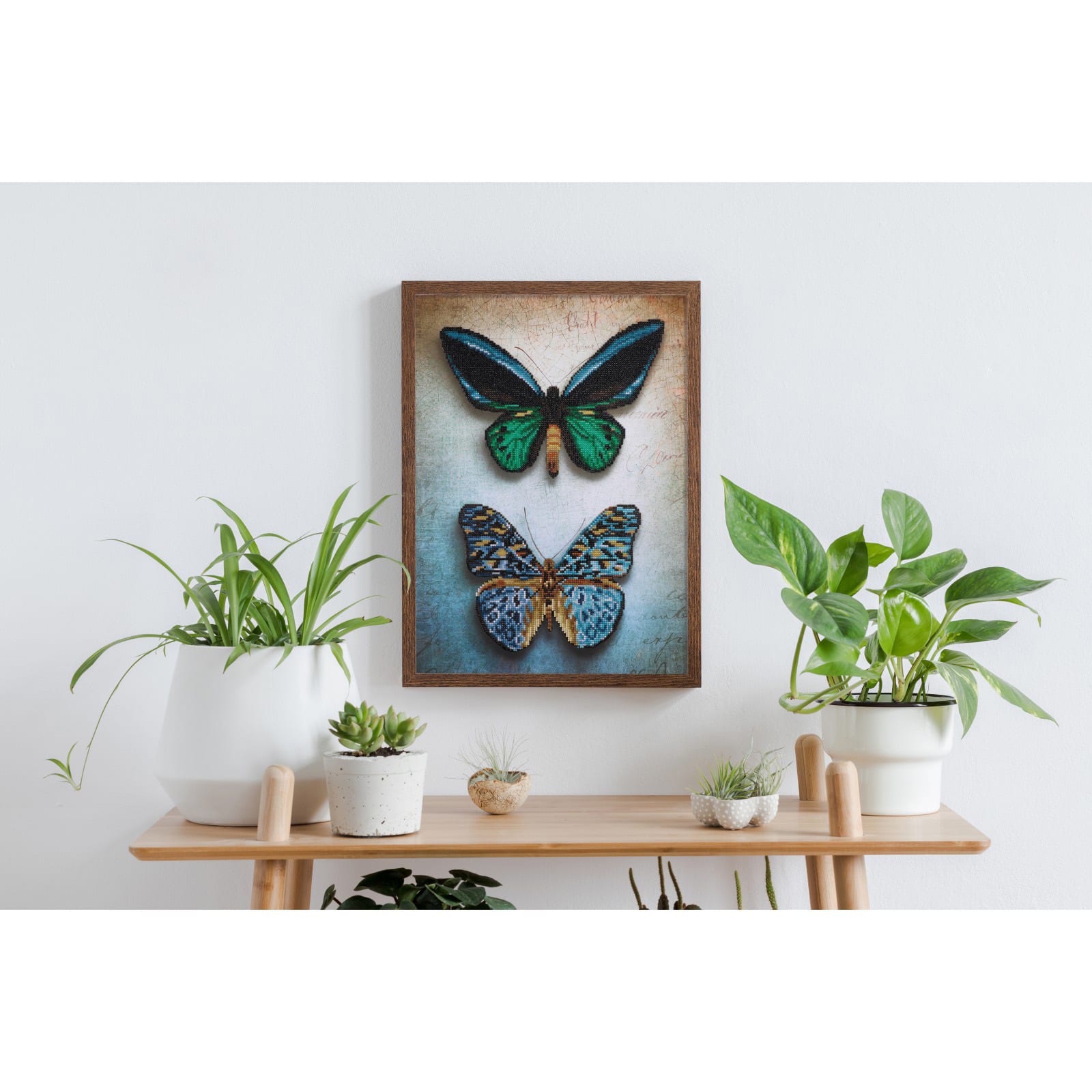 Diamond Dotz® Intermediate Level Antique Butterflies Diamond Painting Kit