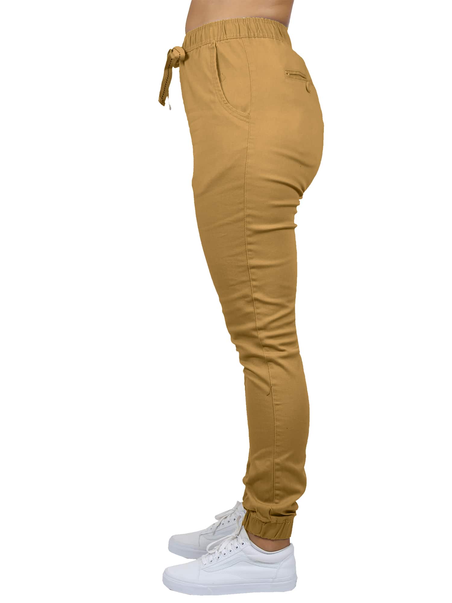 Galaxy By Harvic Loose Fit Stretch Twill Women's Joggers