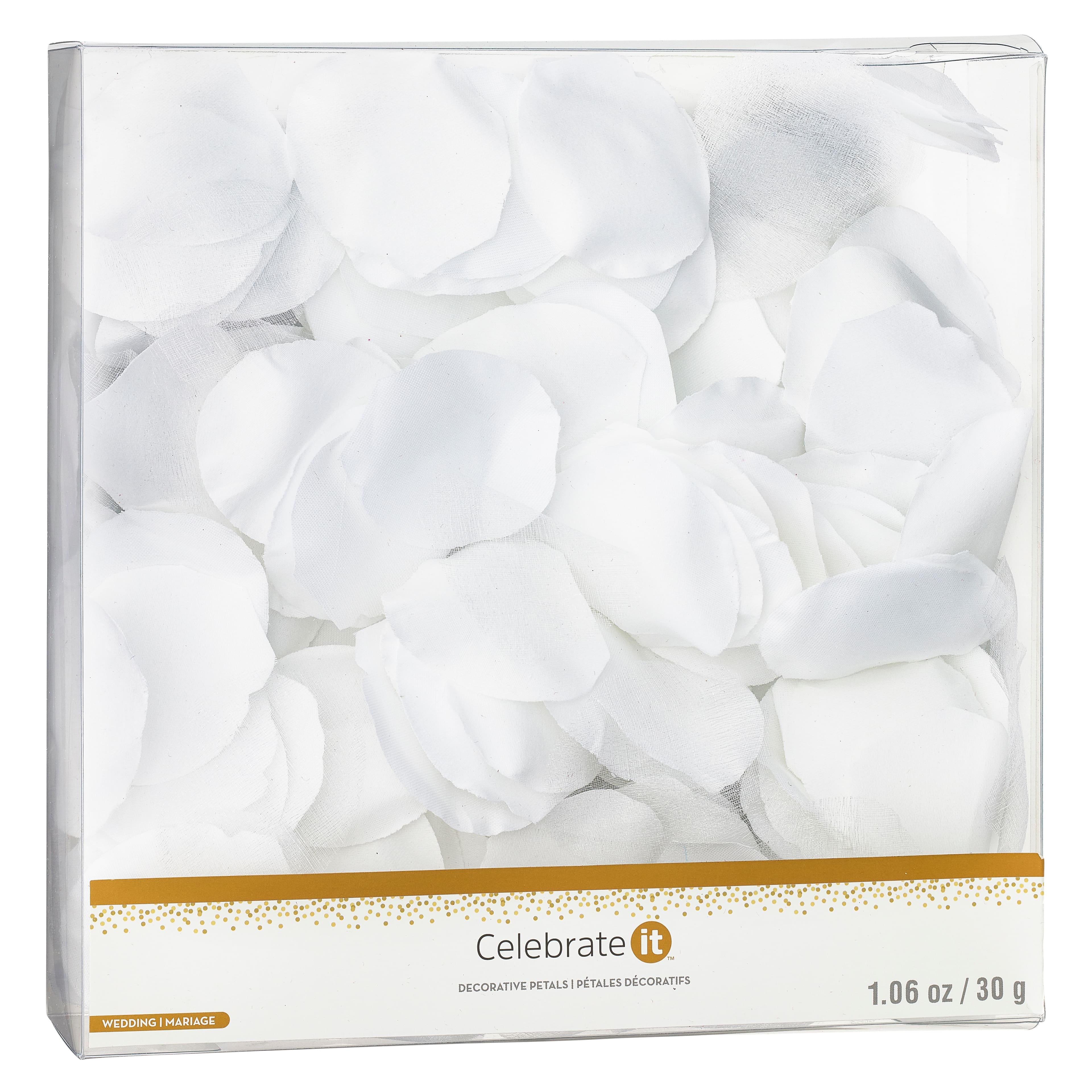 12 Pack: White Decorative Rose Petals by Celebrate It&#x2122; Occasions&#x2122;