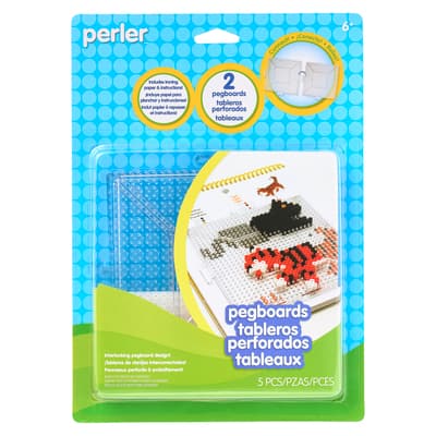 Perler® Large Clear Pegboards 2-pk. image