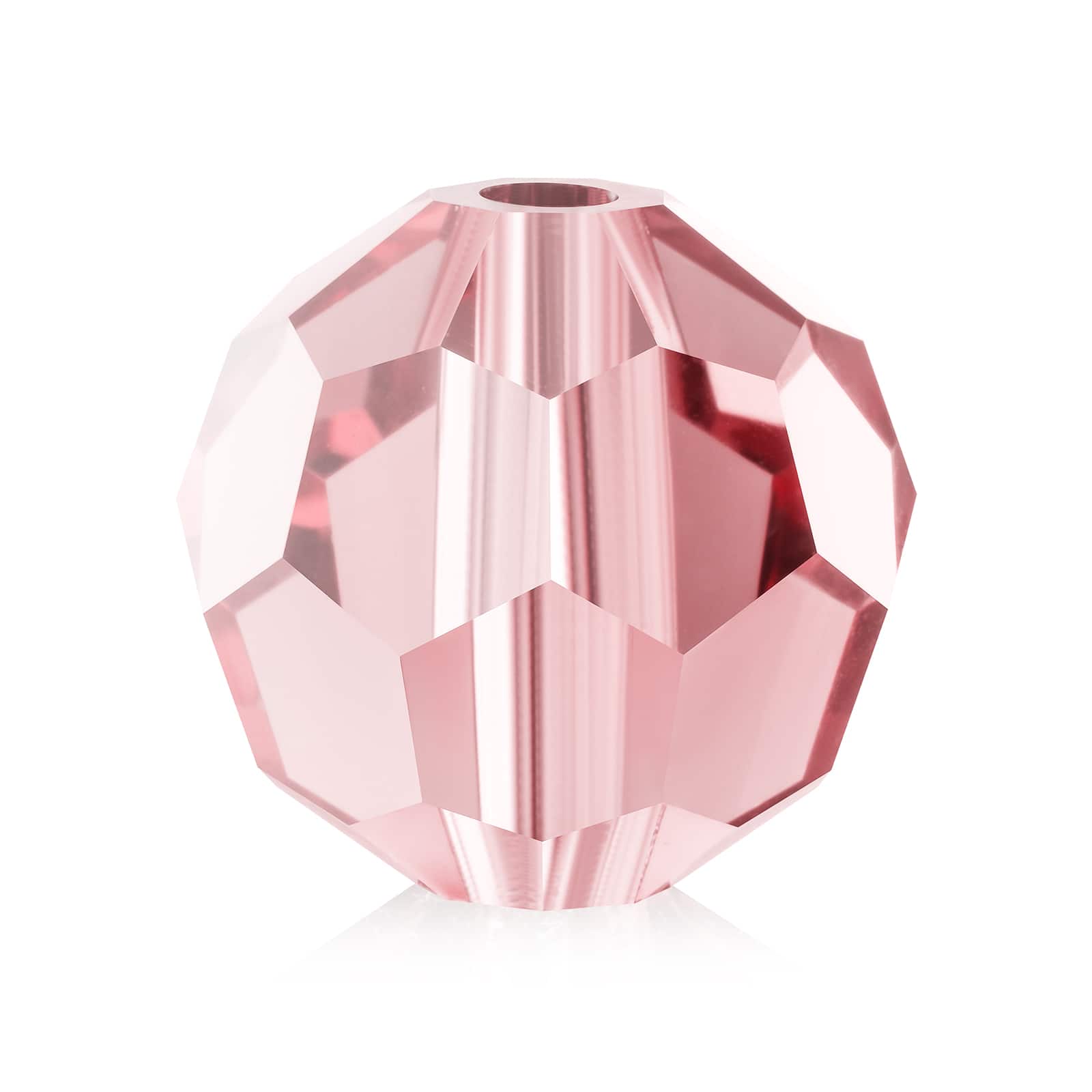 John Bead Preciosa 4mm Czech Crystal Glass Faceted Round Beads, 40ct.