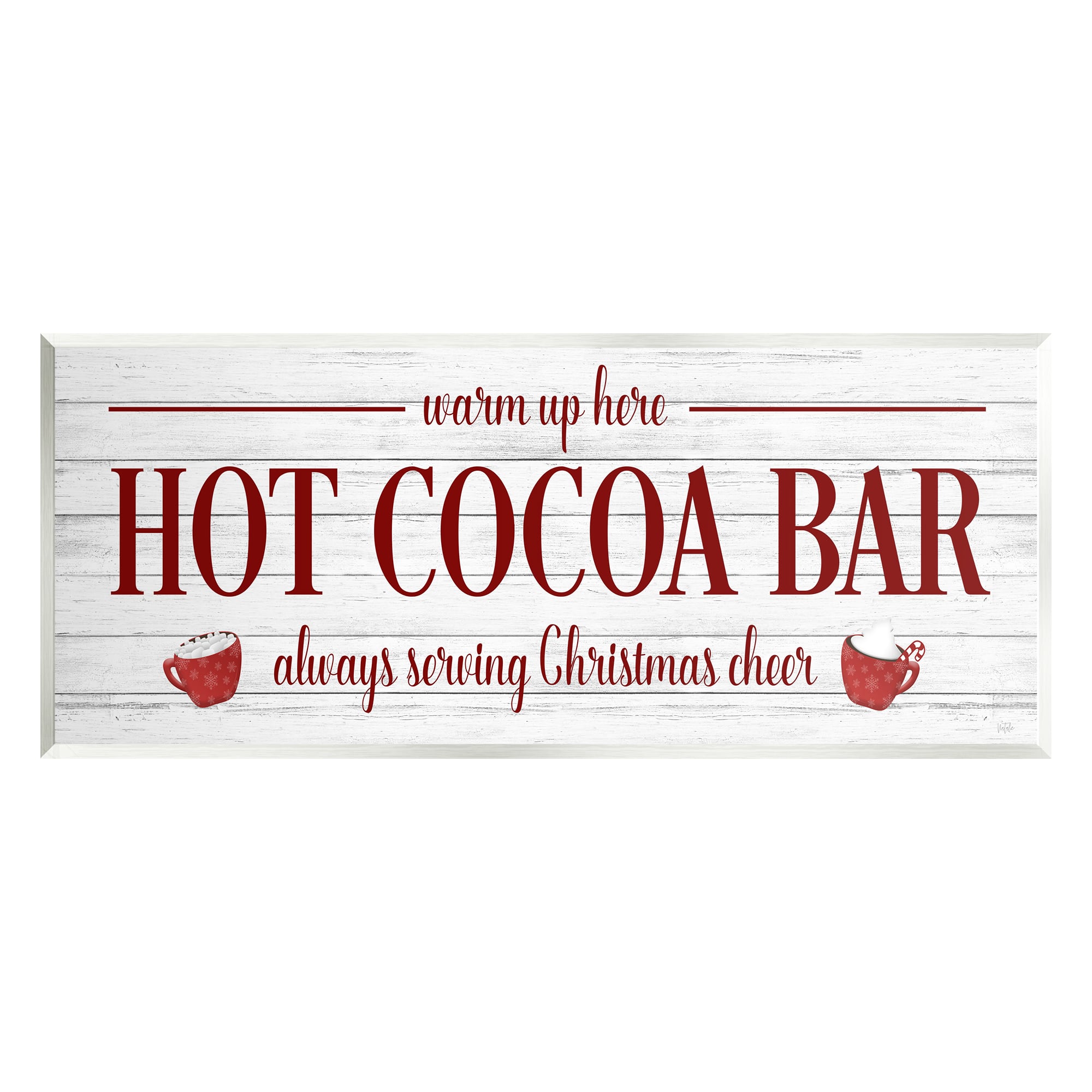 Stupell Industries Hot Cocoa Bar Wall Art