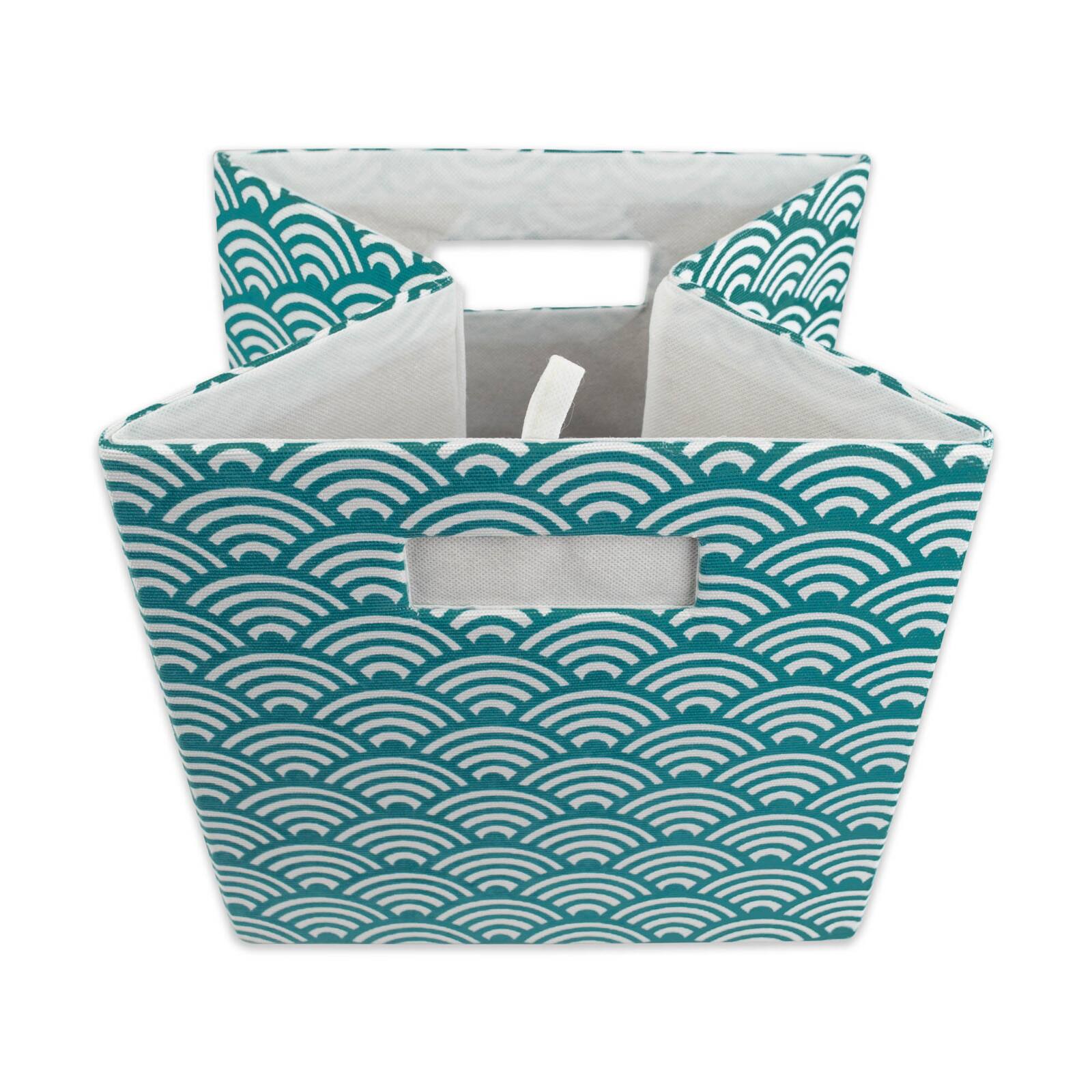 DII&#xAE; 13&#x22; Polyester Waves Storage Cube