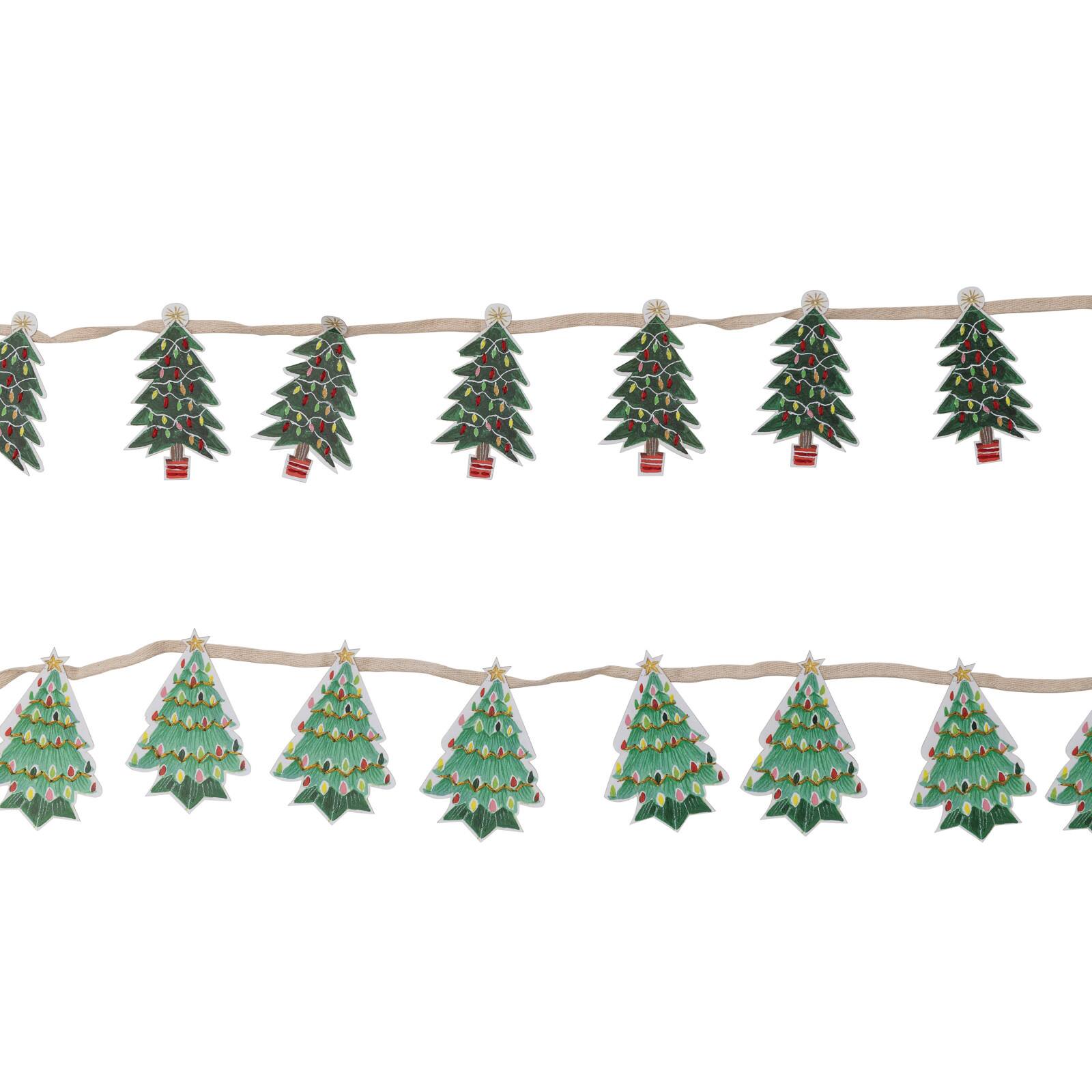 Hello Honey&#xAE; 6ft. Multicolor Paper Tree Garlands Set