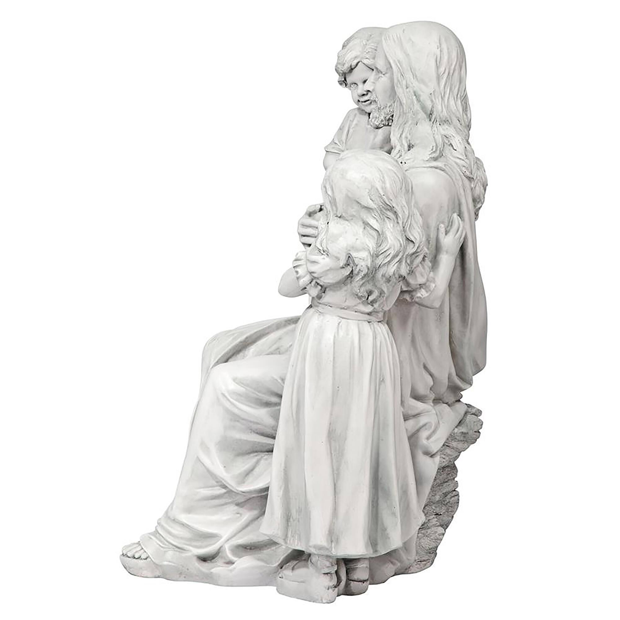 Design Toscano 28&#x22; Jesus Loves the Little Children Garden Sculpture
