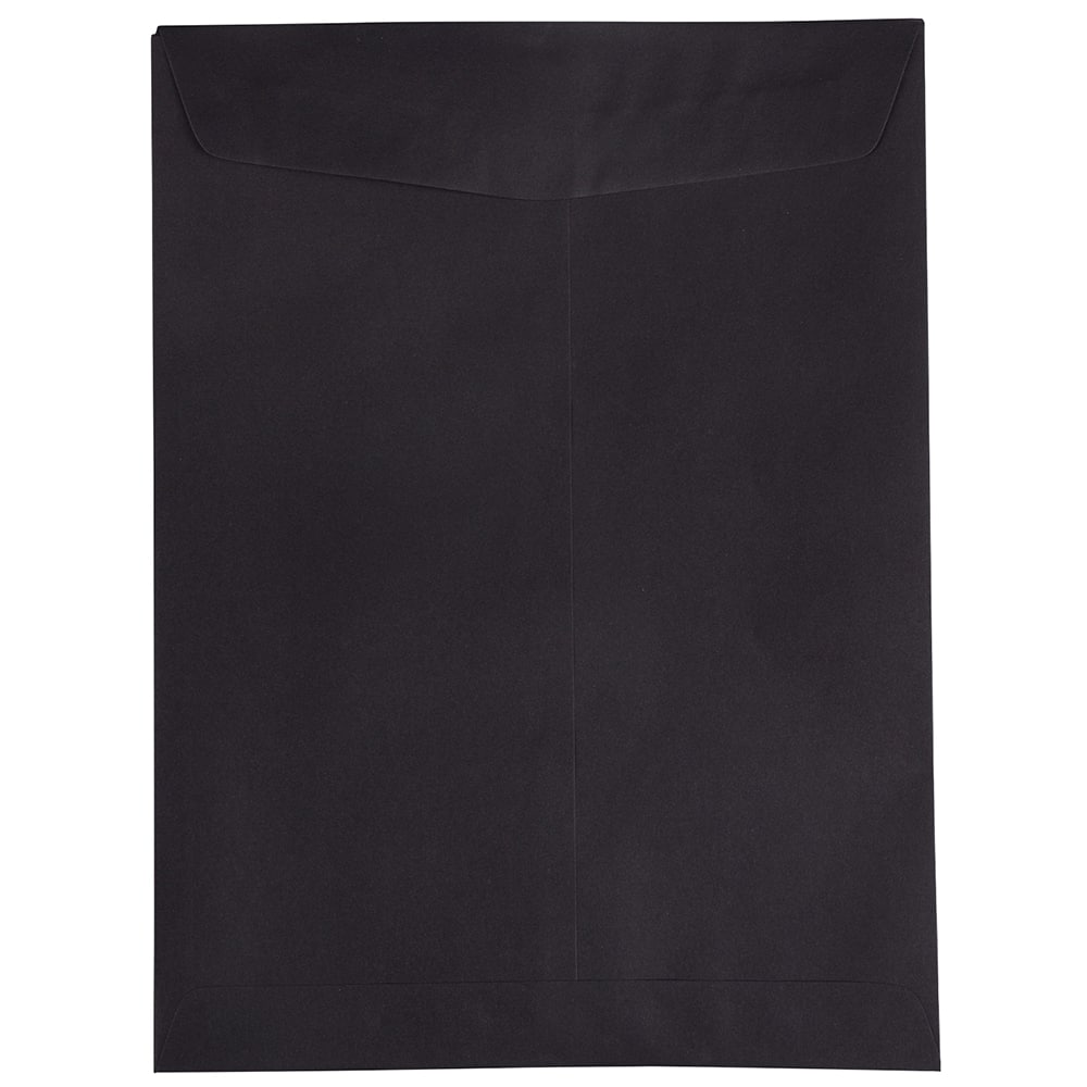 JAM Paper Black 9" x 12" Open End Envelopes