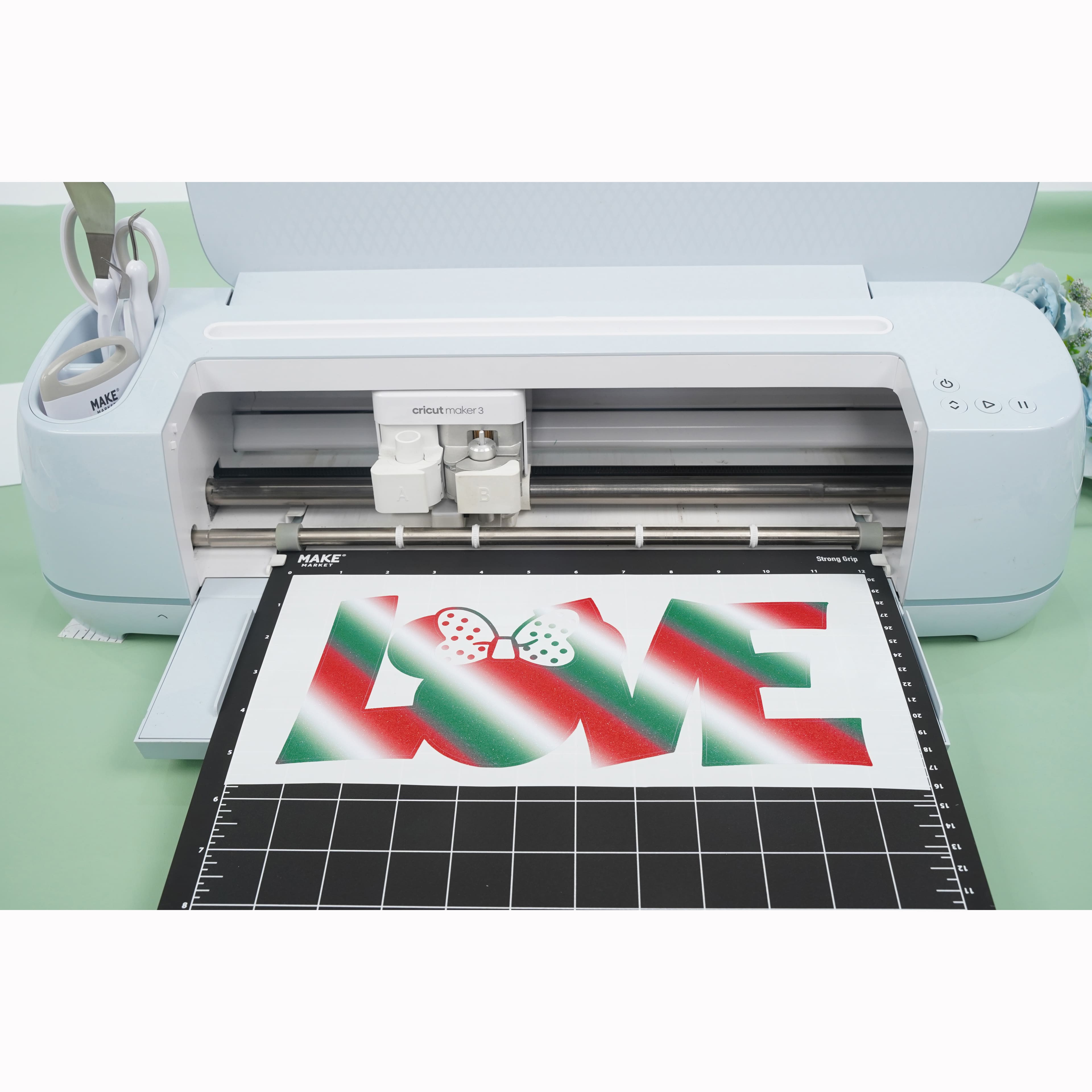 Tapis de coupe à forte adhérence de 30,4 cm x 30,4 cm de Make Market, 2 unités