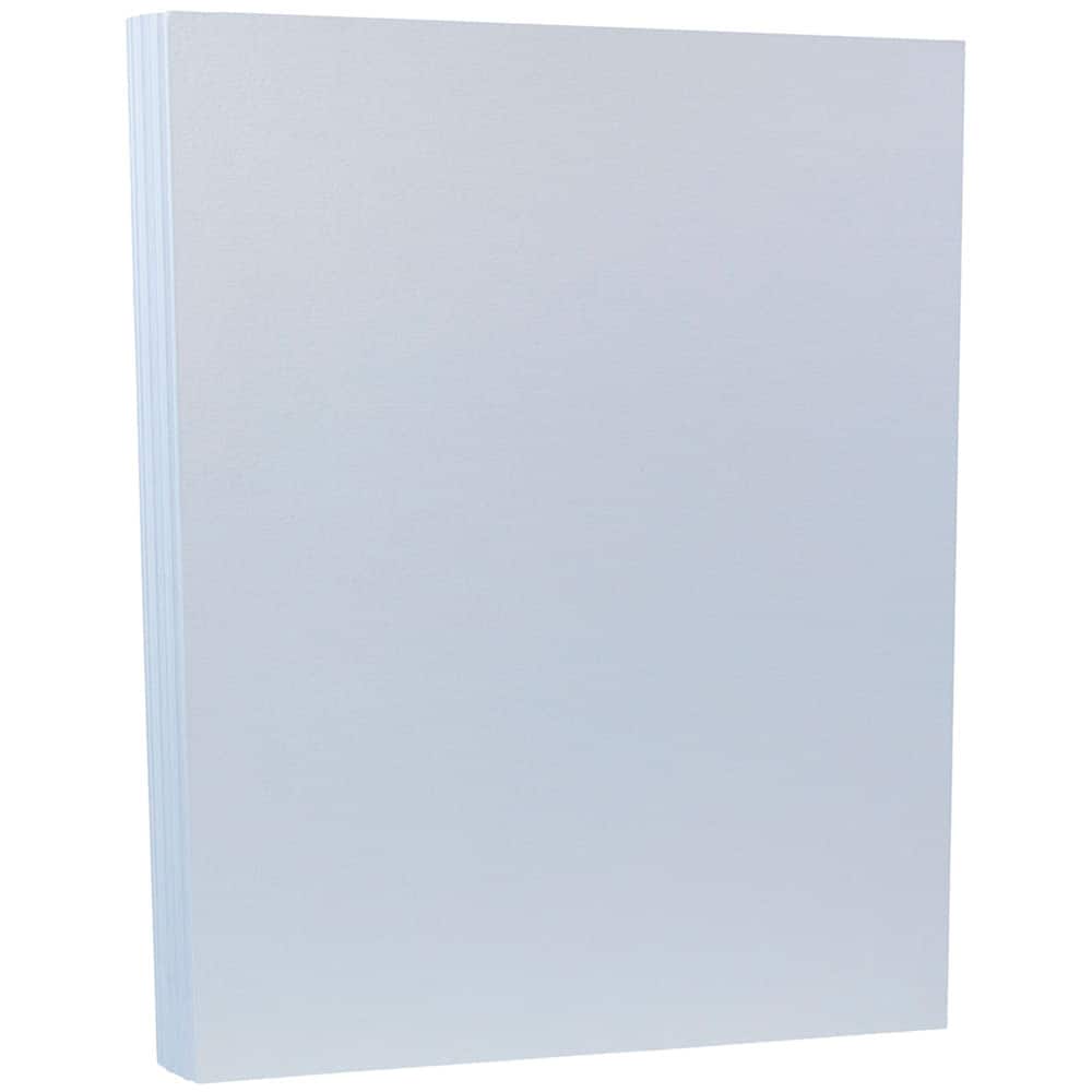 Jam Paper Strathmore Cardstock, 8.5 x 11, 80 lb Cover, Bright White Linen, 30% recycled,50 Sheets/Pack