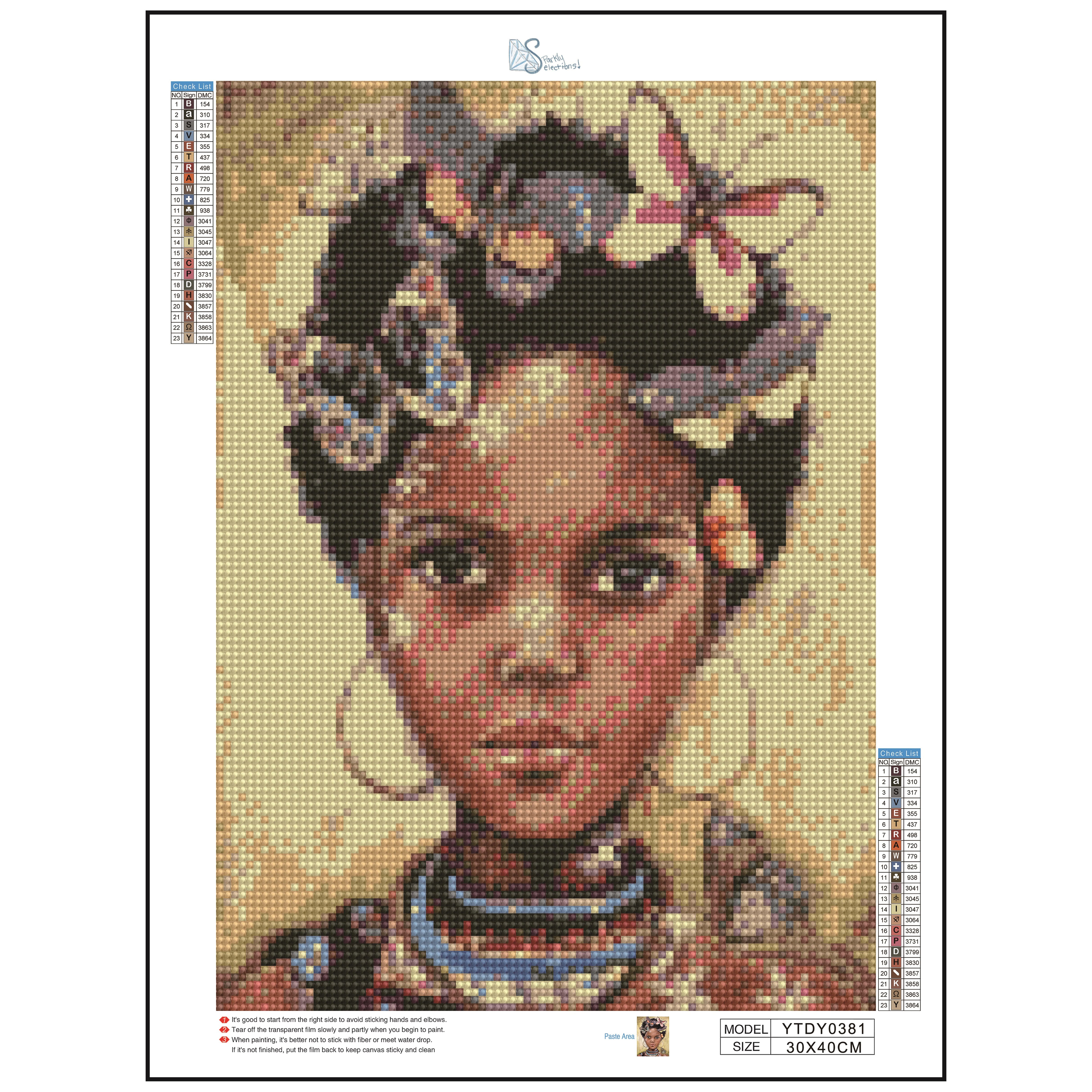 Sparkly Selections Girl With Butterfly Diamond Painting Kit