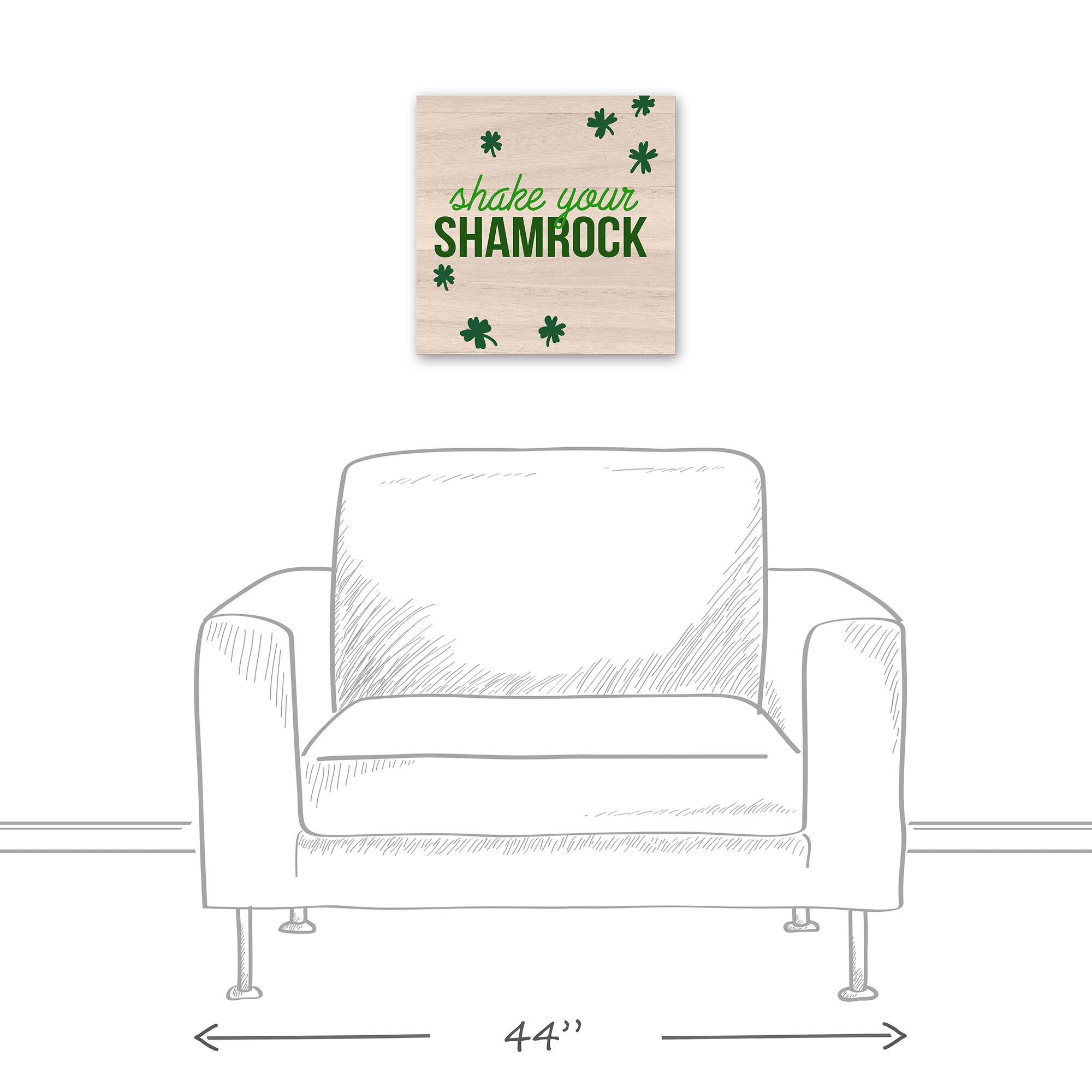 Shake Your Shamrock 16" x 16" Canvas Wall Art